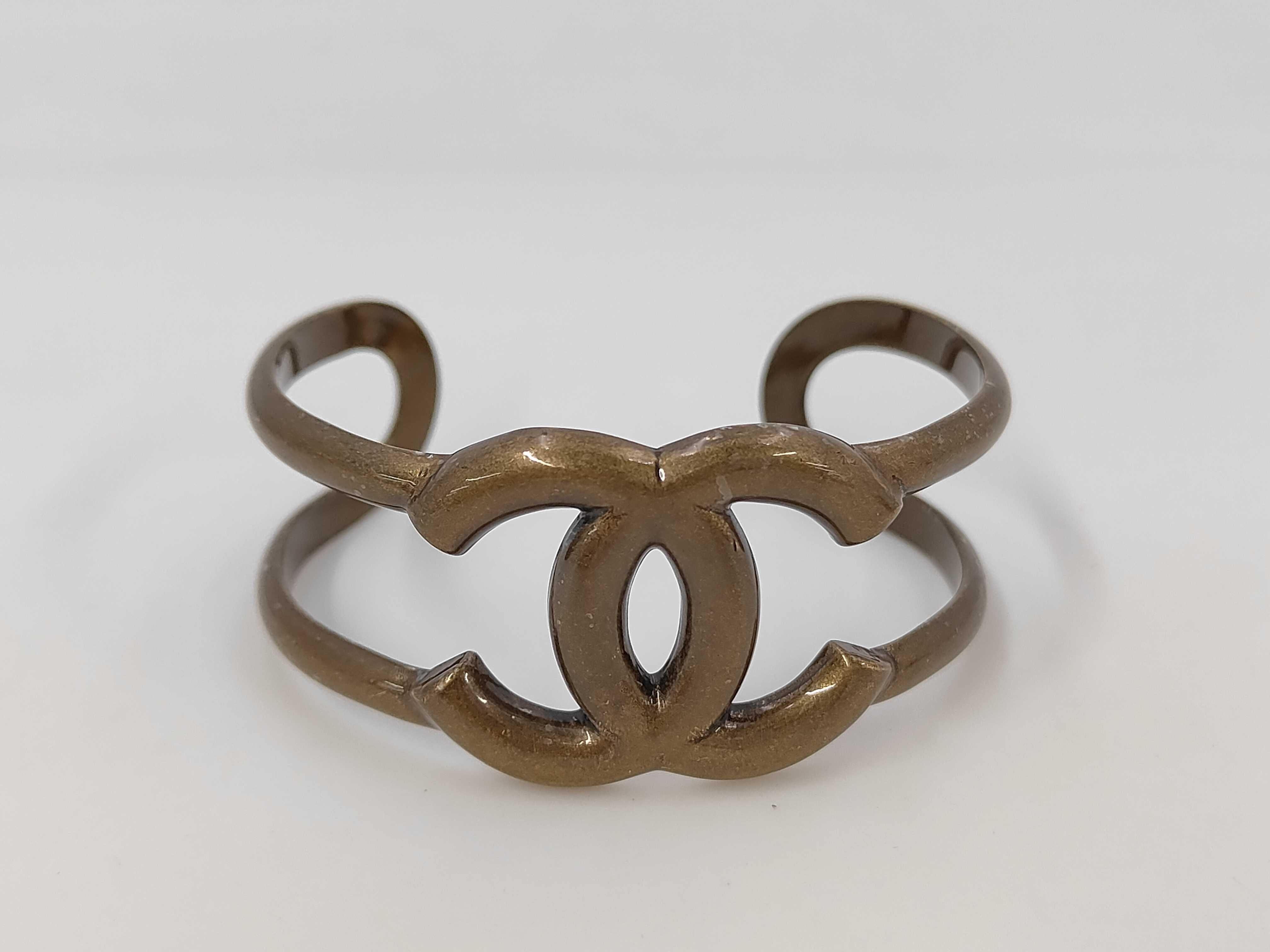 Bangle Coco Mark Vintage Gold Bracelet 97A Bracelet/Bangle