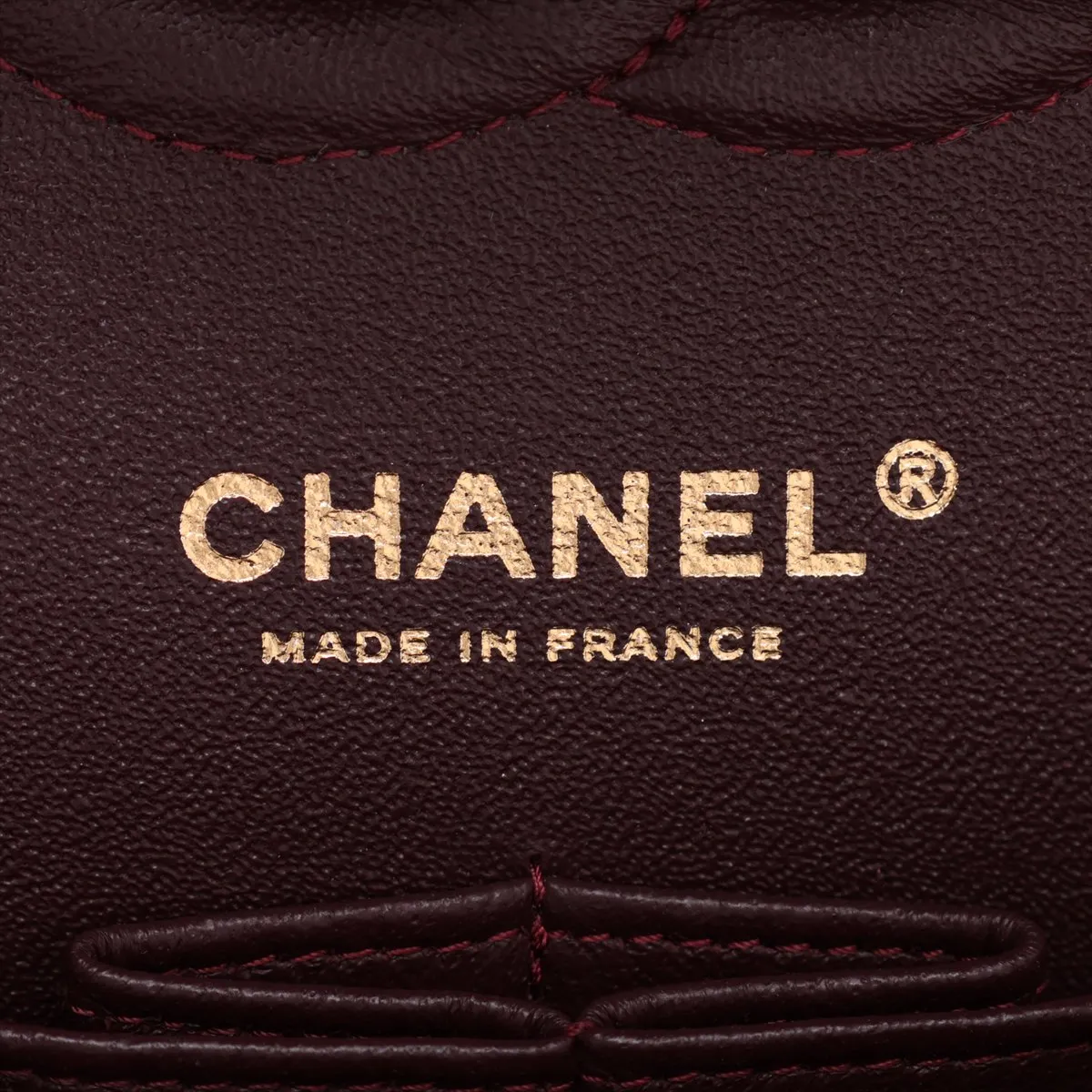 [Individually packaged] Chanel Matelassé 25 Lambskin Double Flap Double Chain Bag, Black with Gold Hardware, 21270162, Serial Number 21, A01112 — view 11