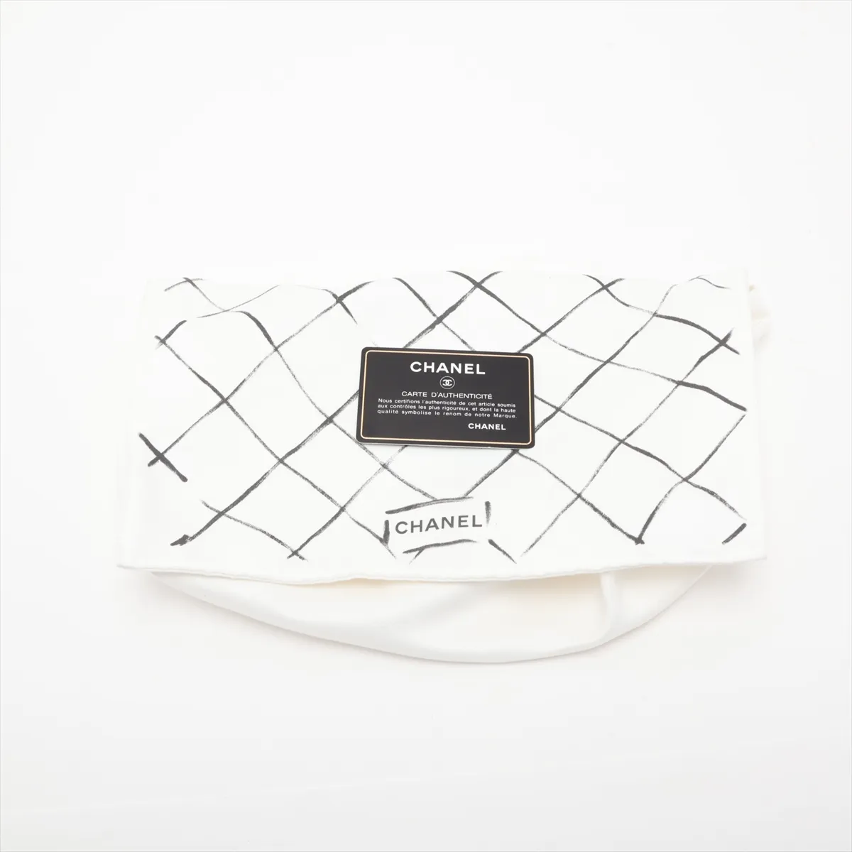 [Individually packaged] Chanel Matelassé 25 Lambskin Double Flap Double Chain Bag, Black with Gold Hardware, 21270162, Serial Number 21, A01112 — view 12