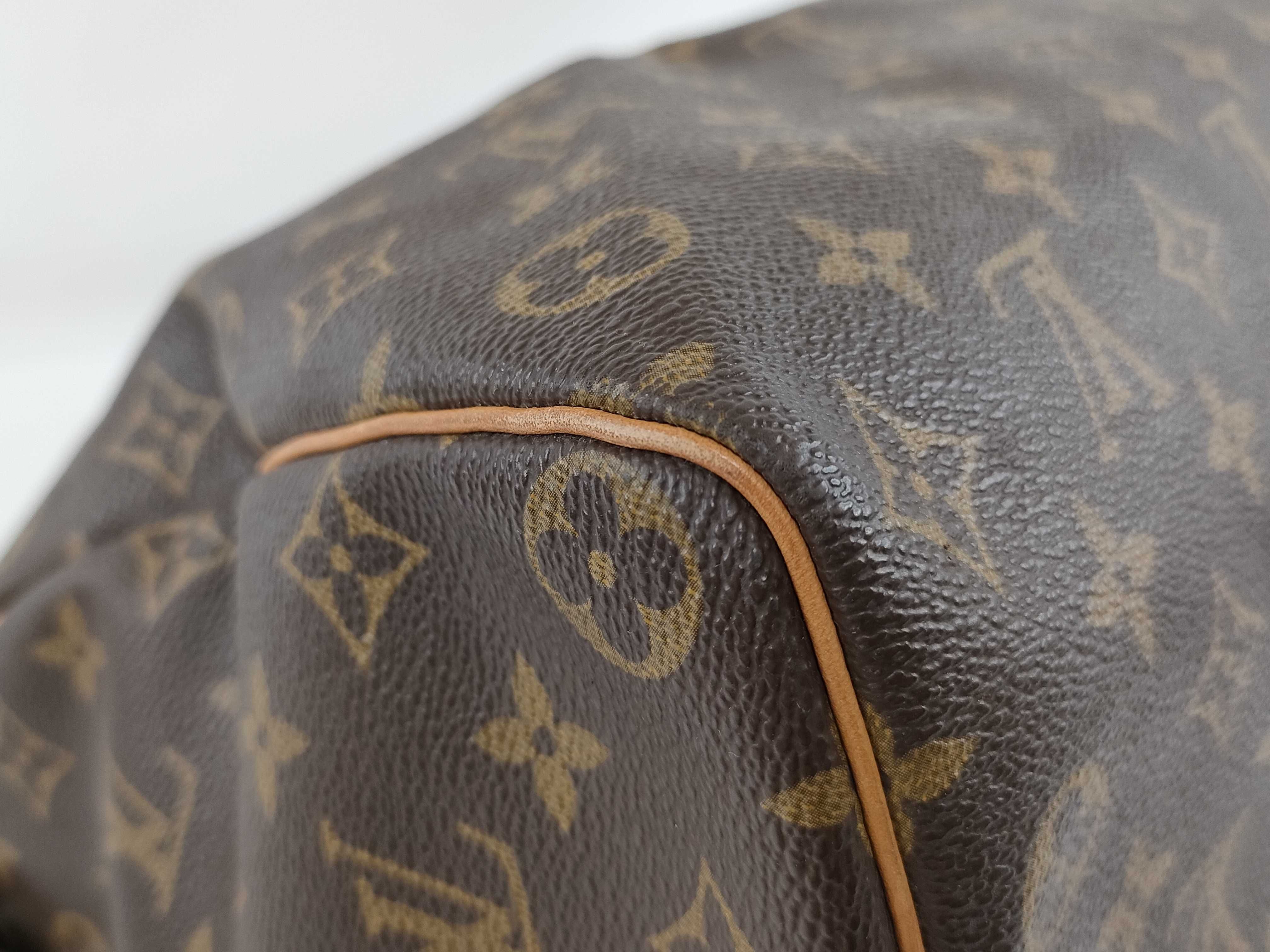 Monogram Speedy 35 / Padlock included / 20% increase in price / Missing button in some areas / Handbag — view 4