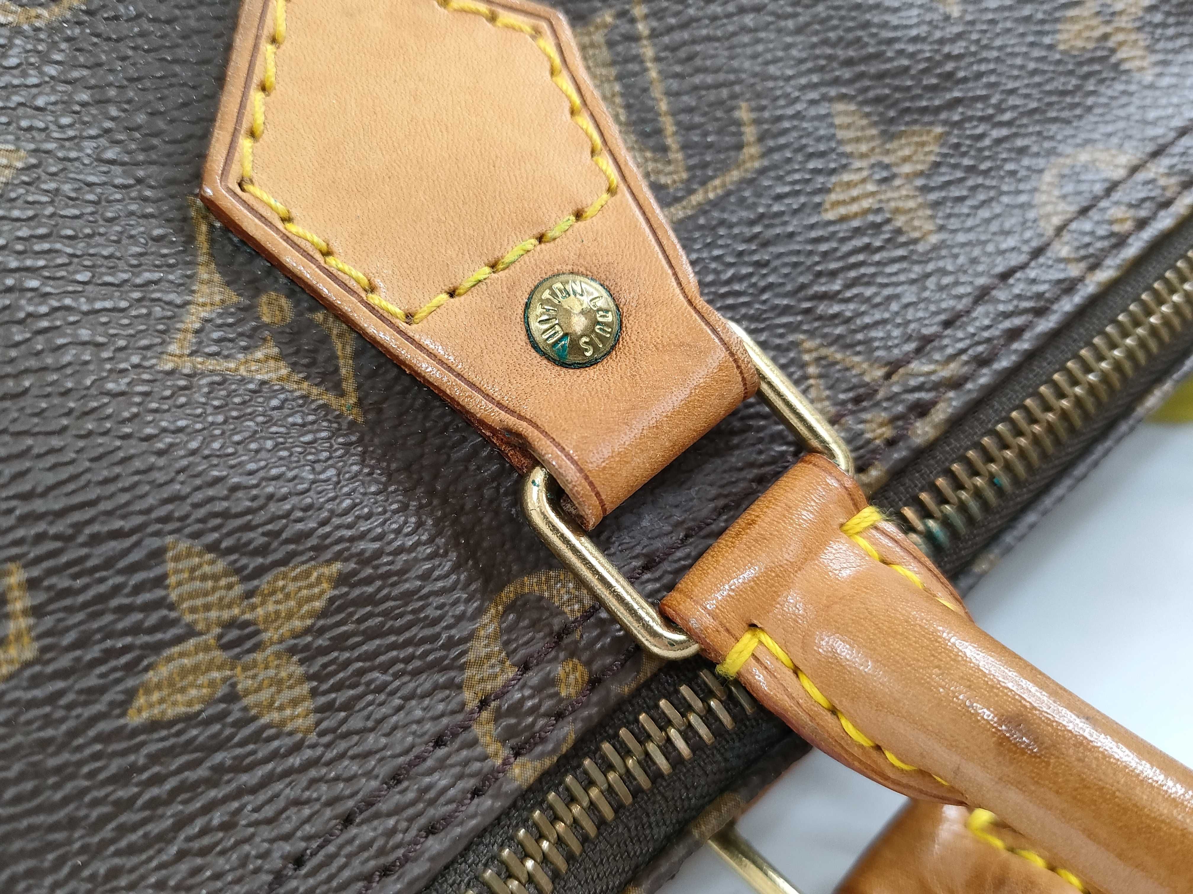 Monogram Speedy 35 / Padlock included / 20% increase in price / Missing button in some areas / Handbag — view 7