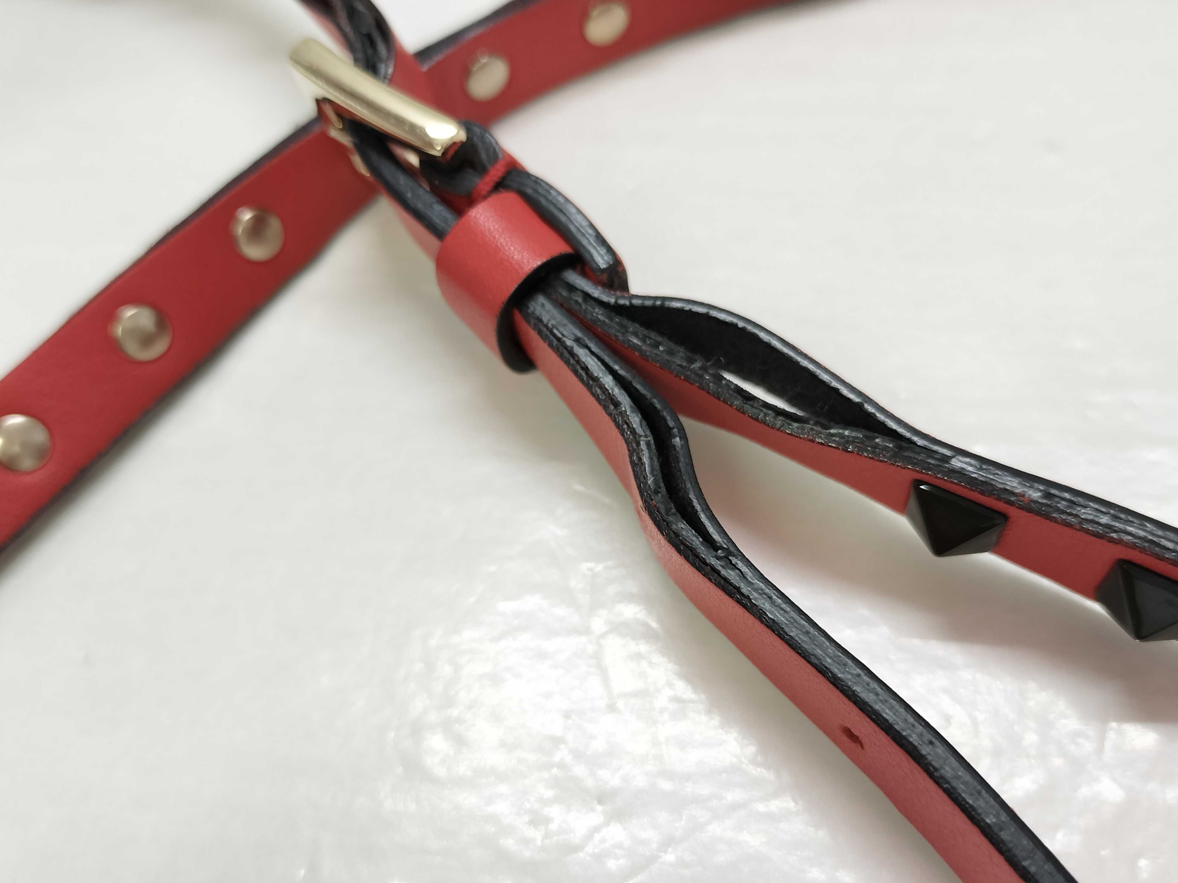 Rockstud Leather Shoulder Bag — view 14