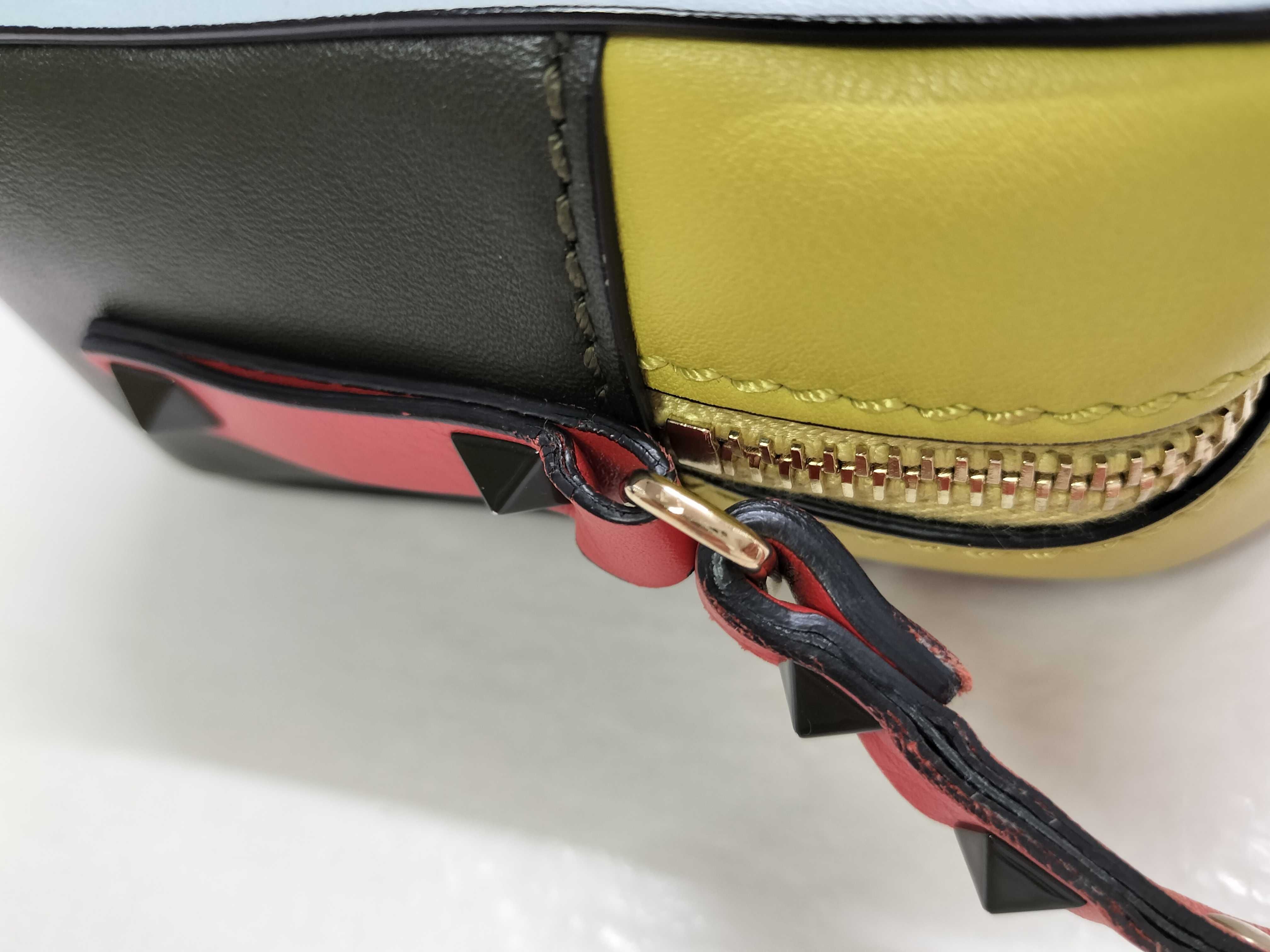 Rockstud Leather Shoulder Bag — view 5