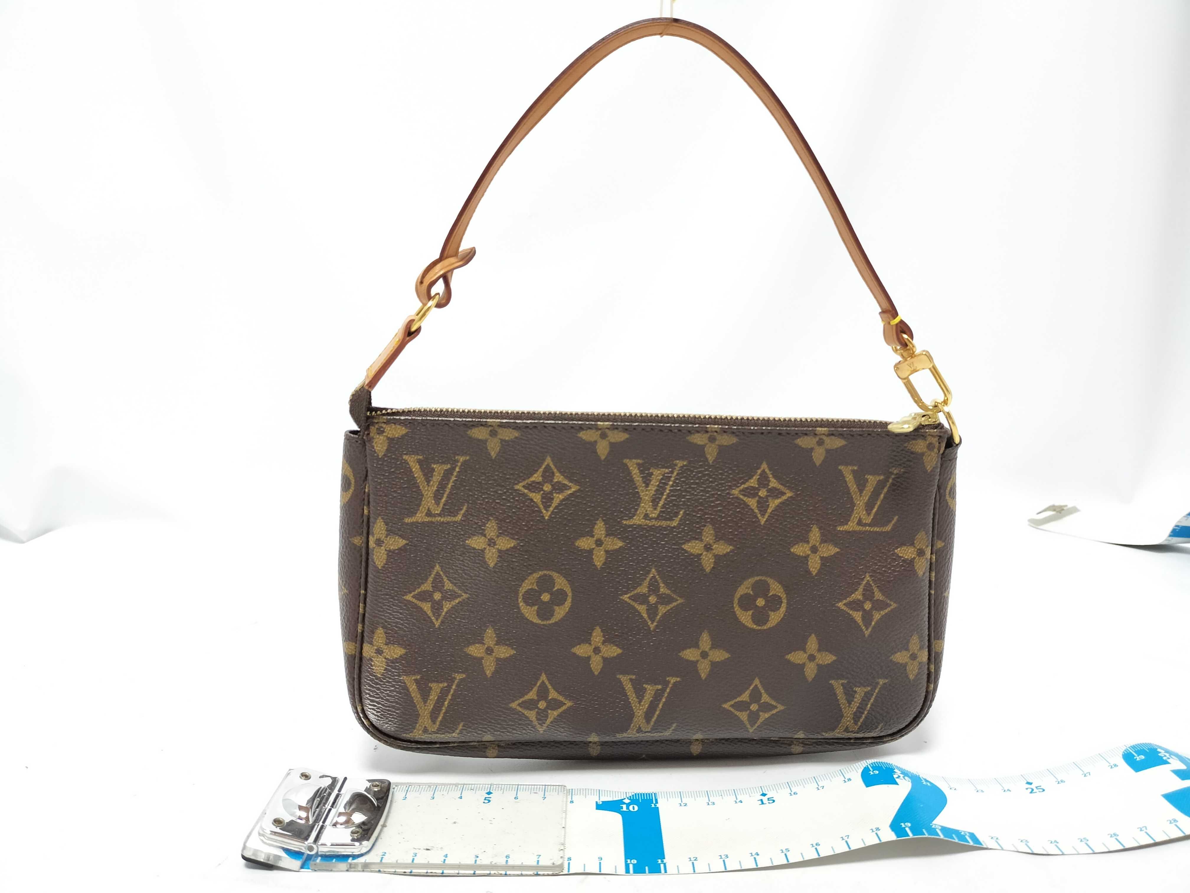 Monogram Pochette Accessoires M51980 Brown AR0051 Pouch — view 2