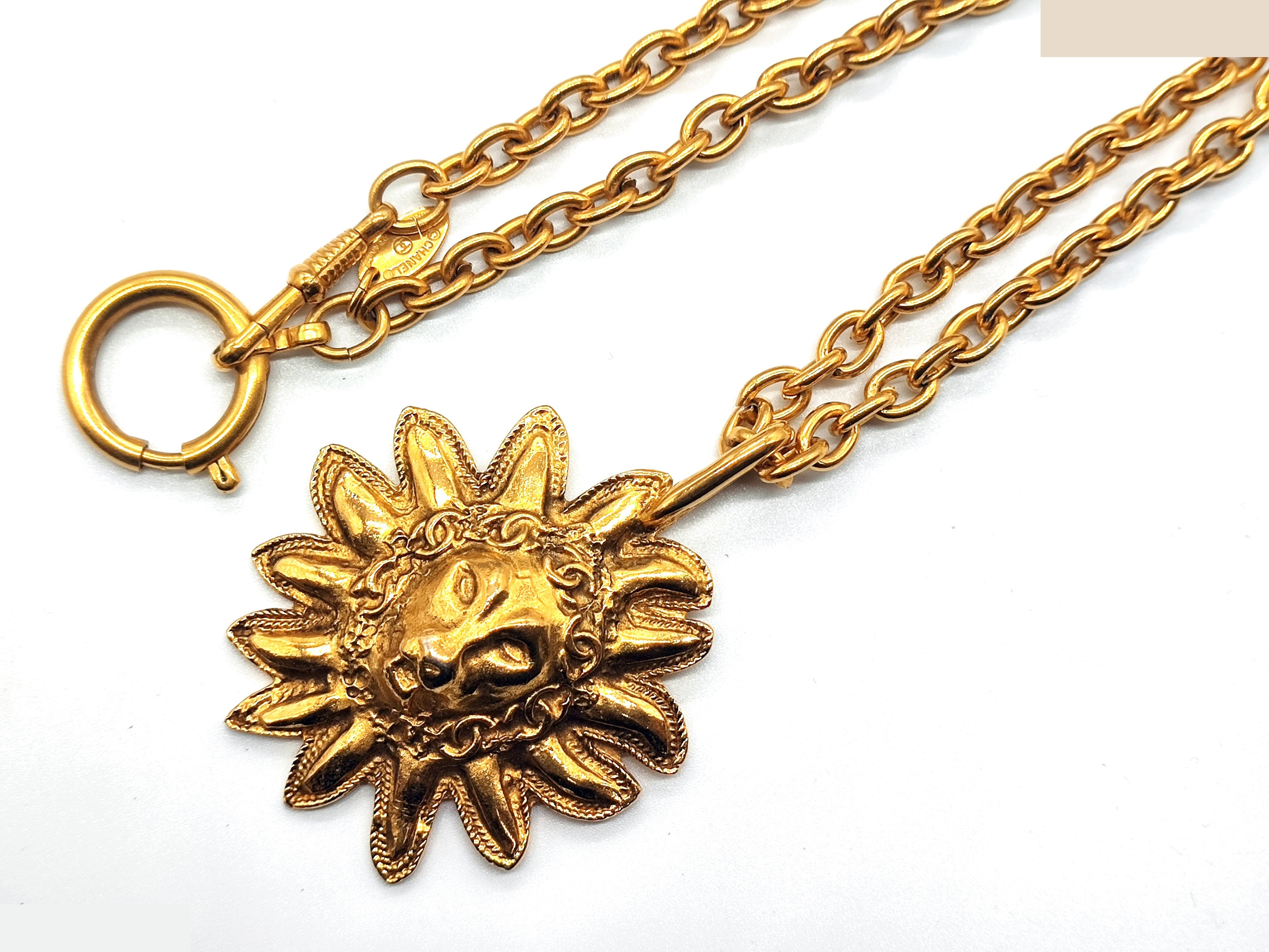 Lion necklace, chain approximately 76cm — view 6