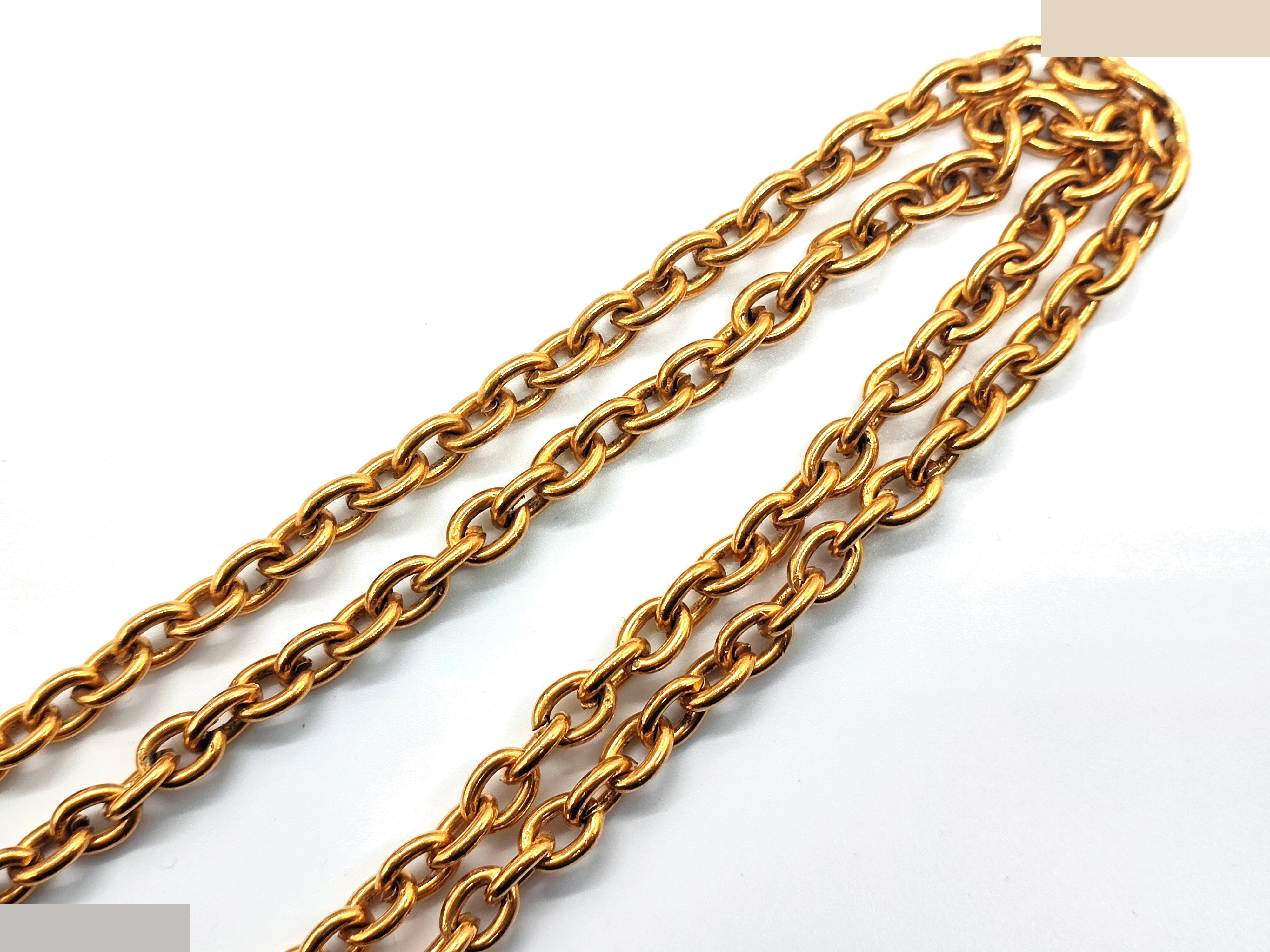 Lion necklace, chain approximately 76cm — view 10