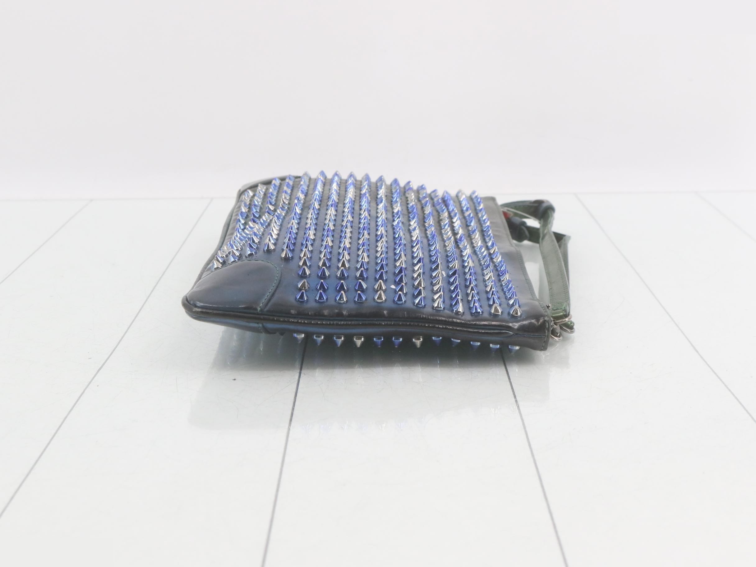 Rubiposh Studded Clutch Bag, Metallic — view 3