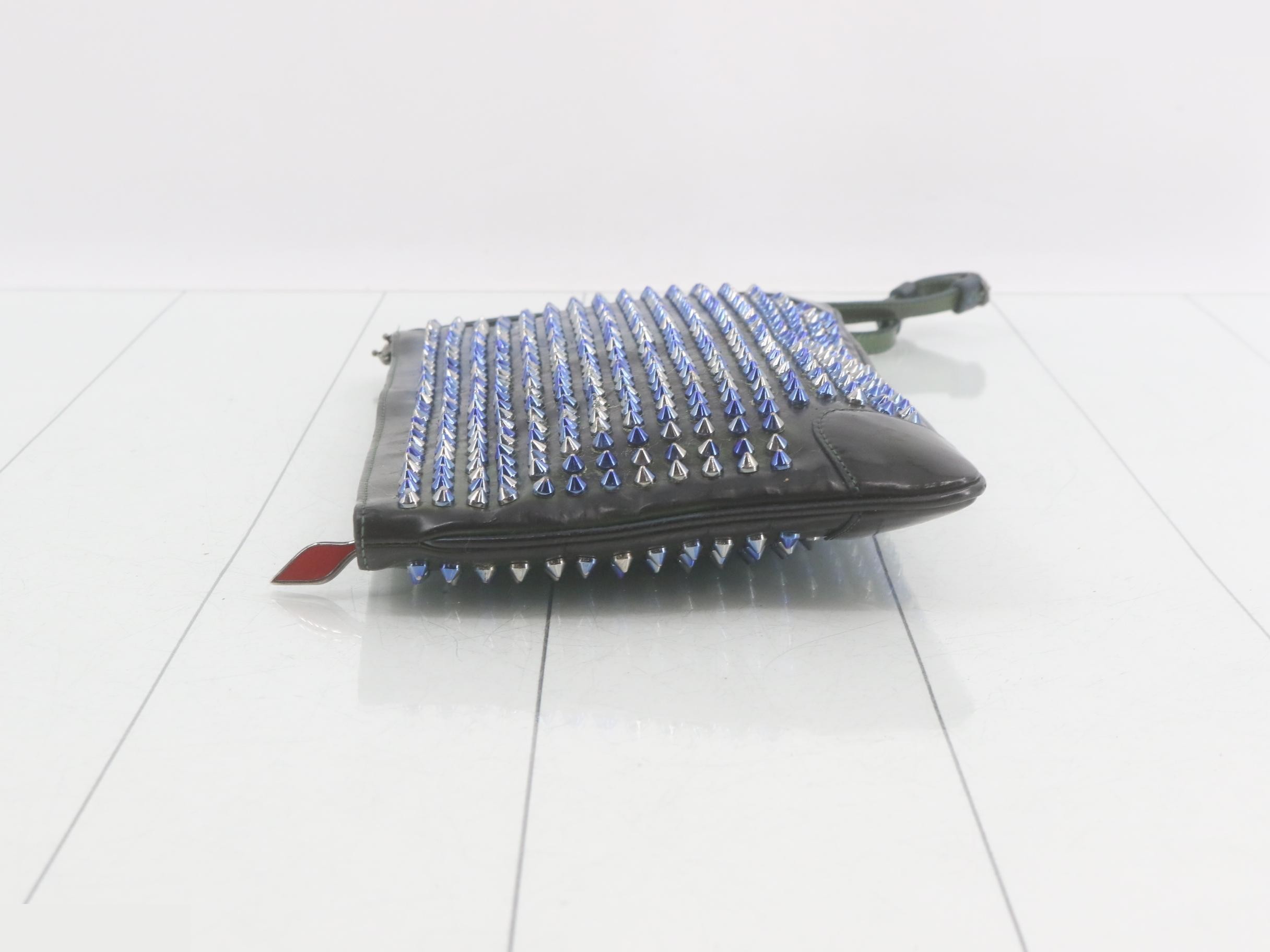Rubiposh Studded Clutch Bag, Metallic — view 4