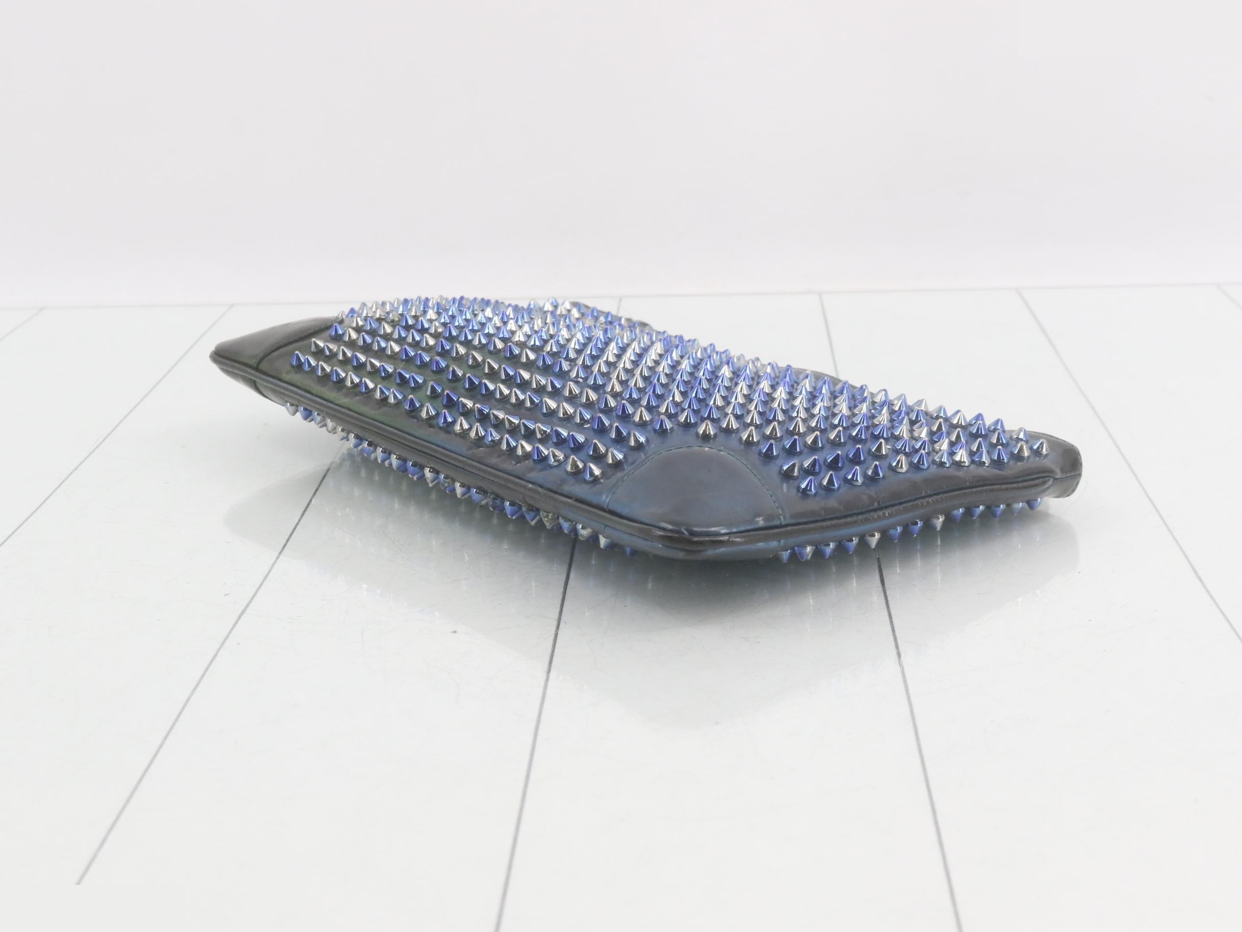 Rubiposh Studded Clutch Bag, Metallic — view 6