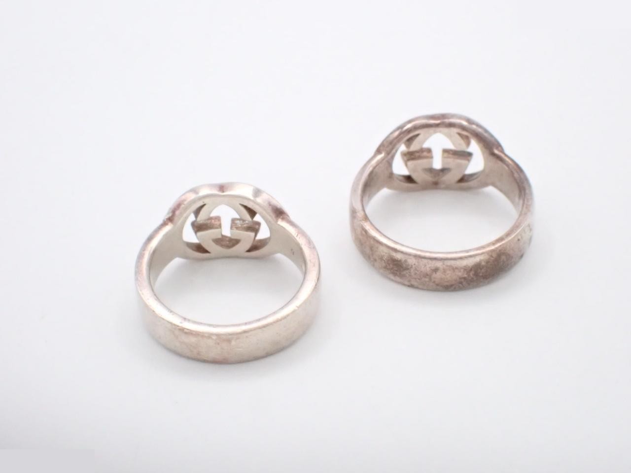 Sv925 Pair Ring 10.0g #8 #12.5 — view 2