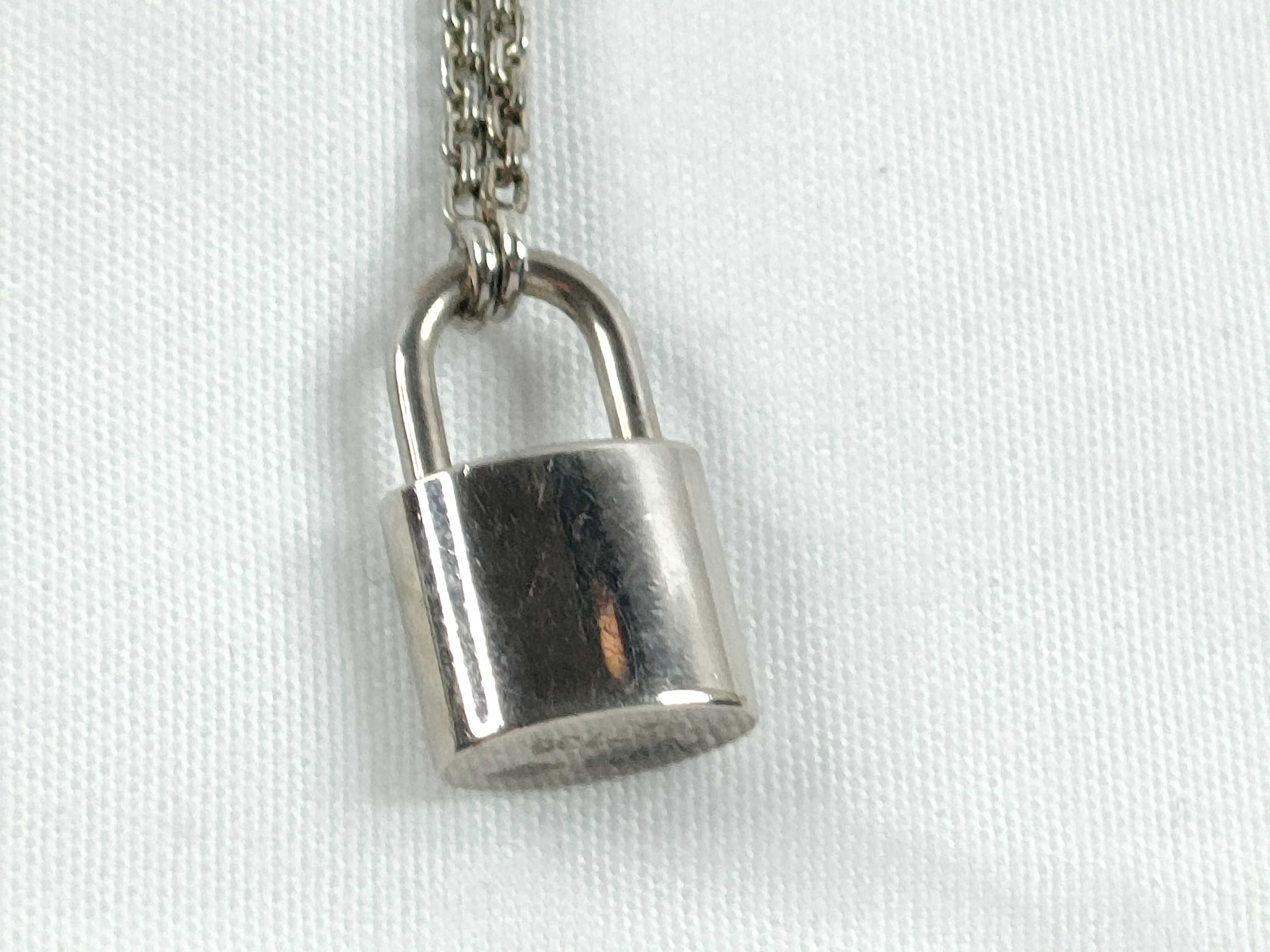 Pendant Silver Lockit Necklace — view 2