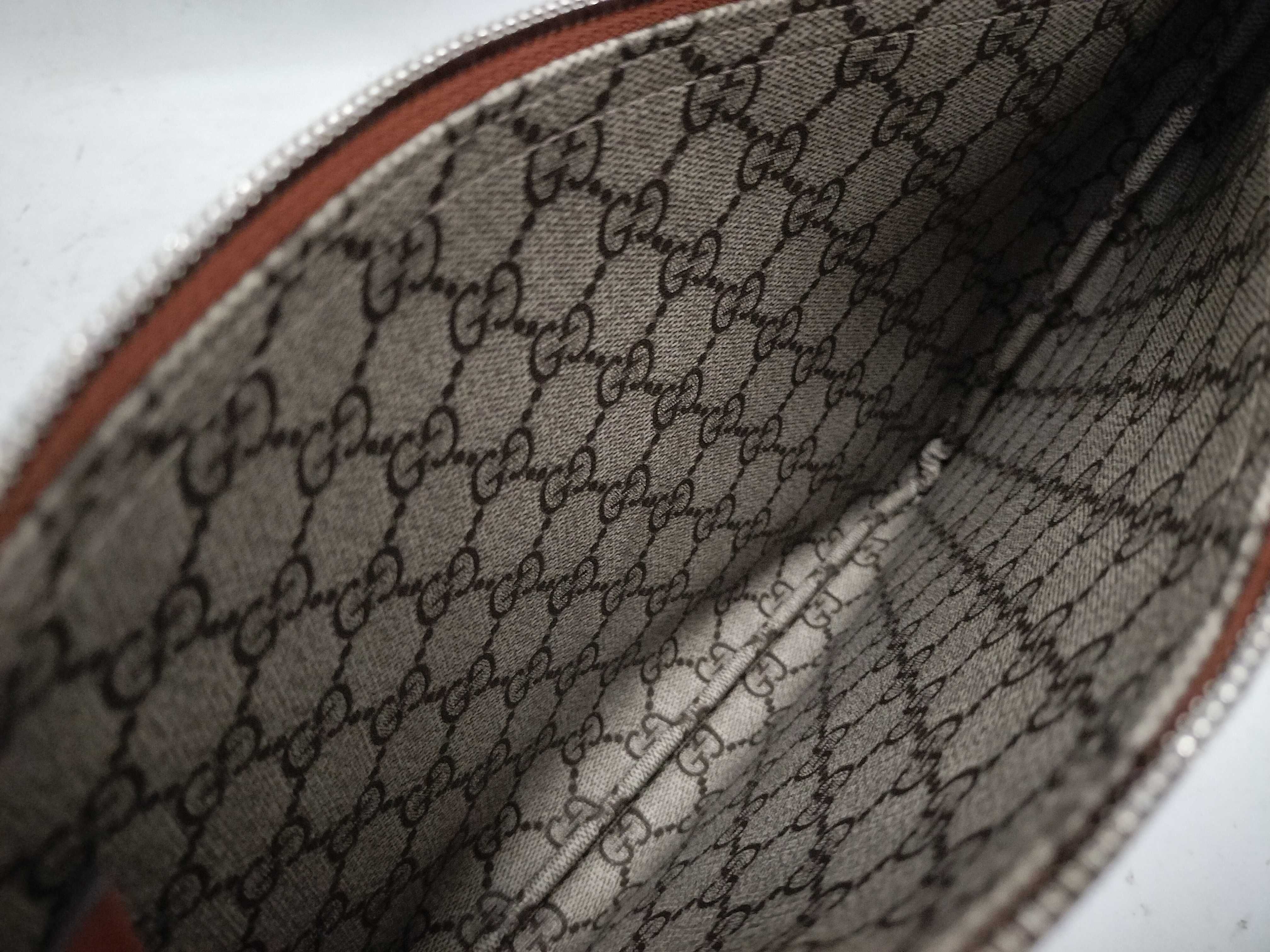 Unused Printed Logo Clutch Bag — view 10