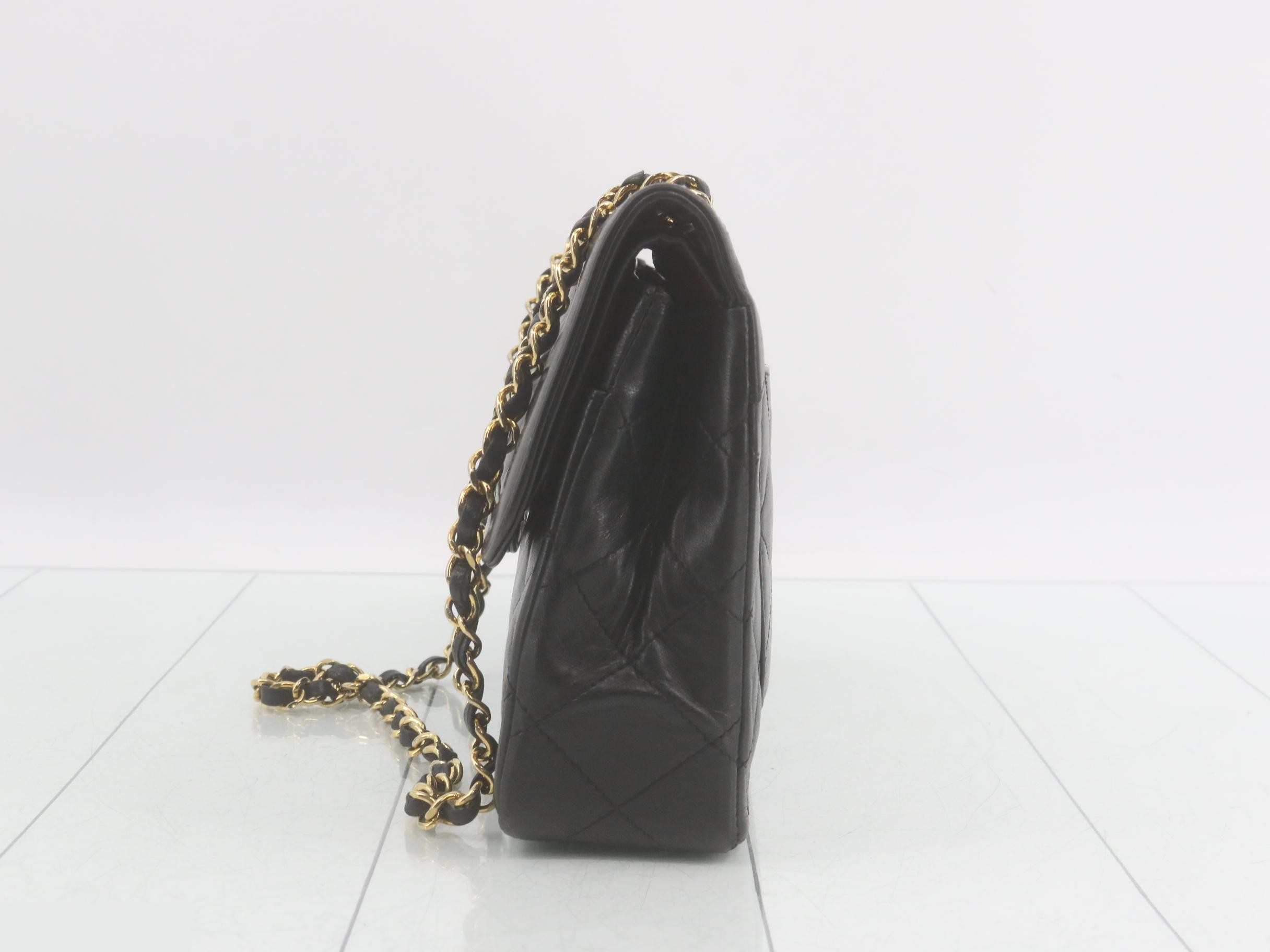 Paris Limited Edition Lambskin Chain Shoulder Bag with Seal — view 3