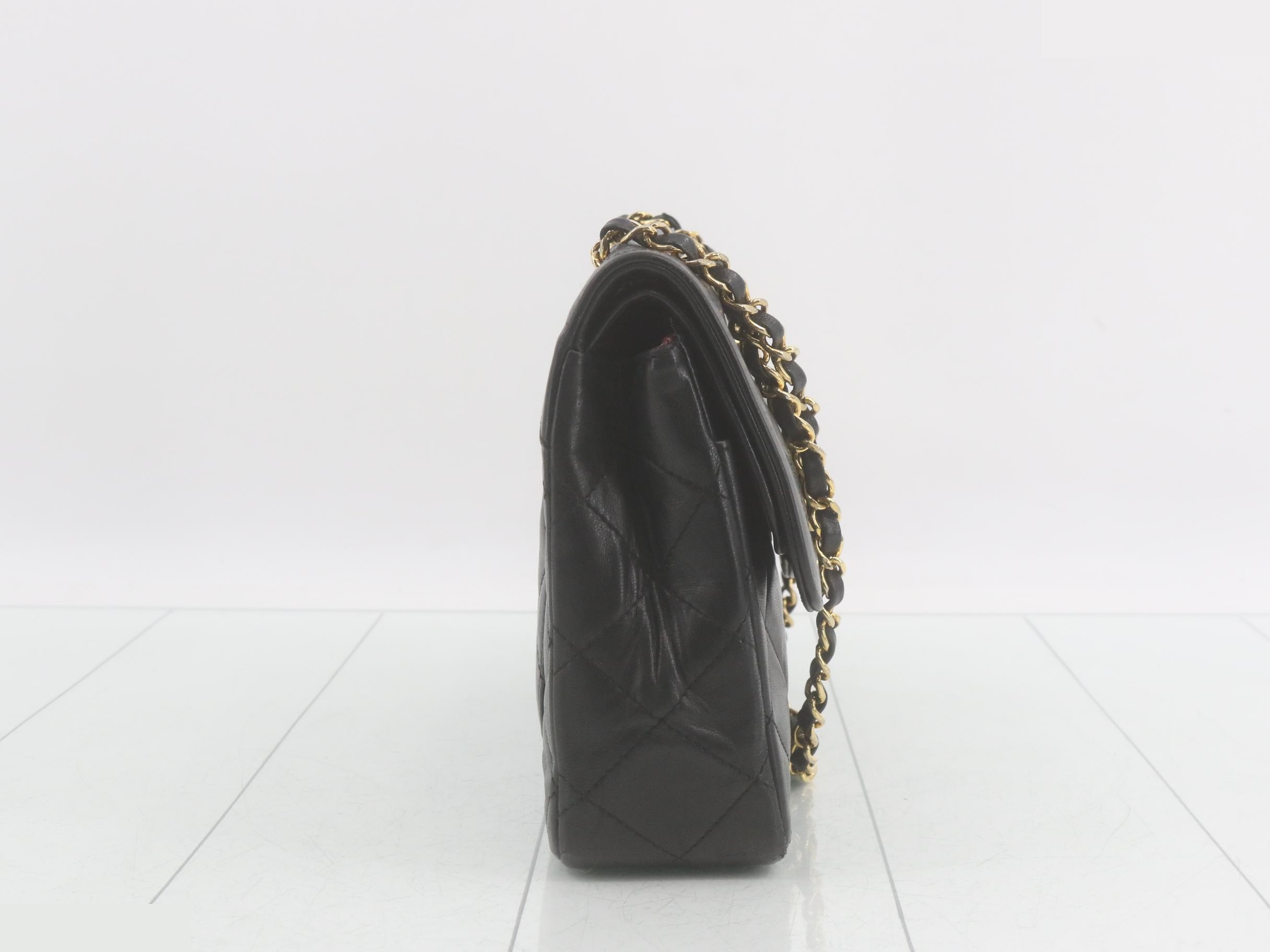 Paris Limited Edition Lambskin Chain Shoulder Bag with Seal — view 4