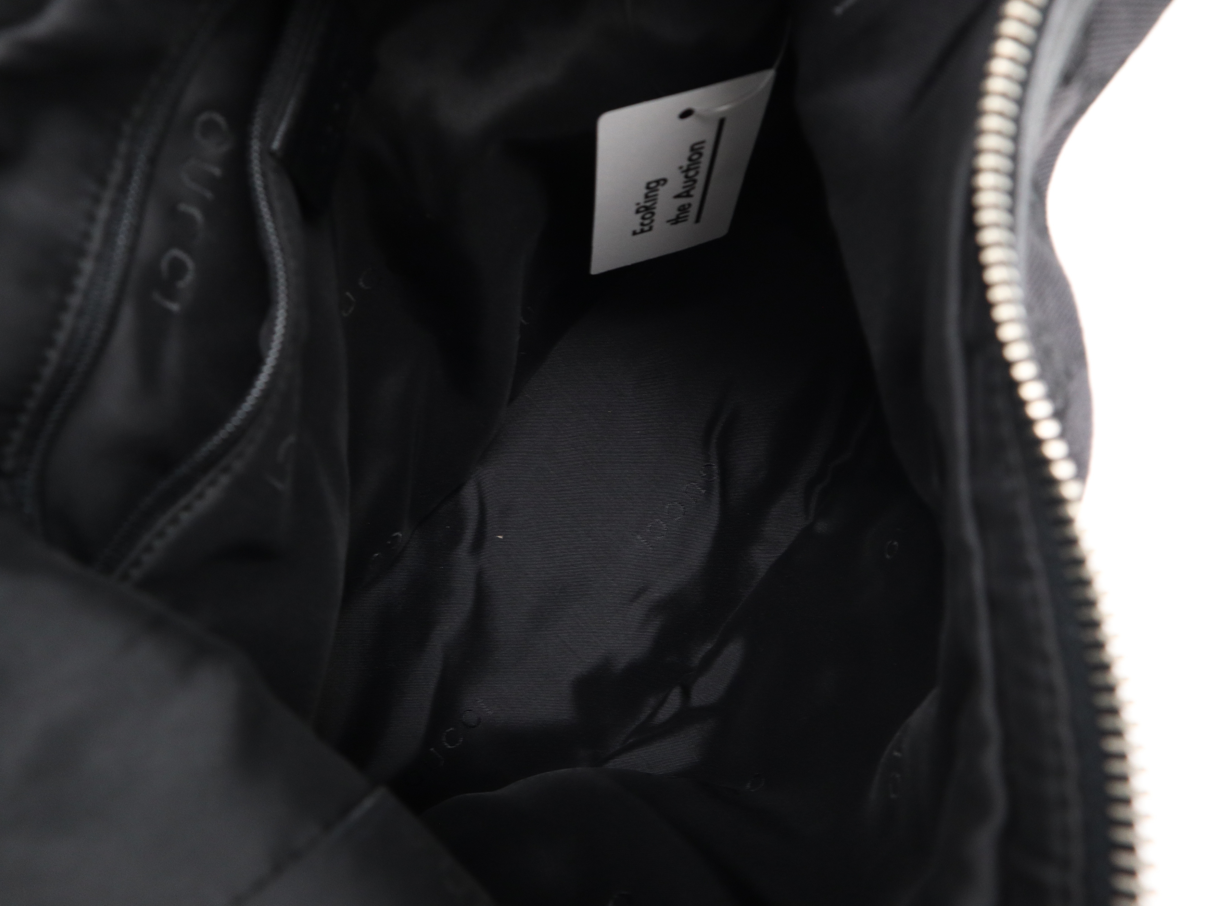 001.3814GG Canvas Black Shoulder Bag — view 9