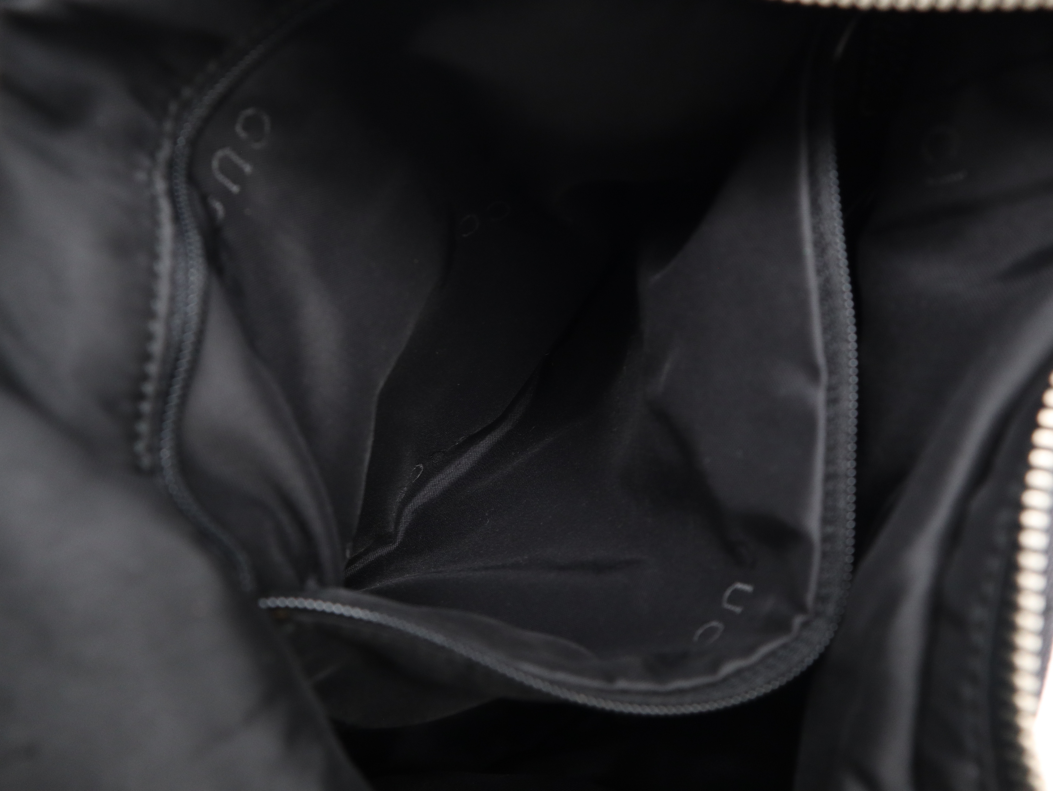 001.3814GG Canvas Black Shoulder Bag — view 10