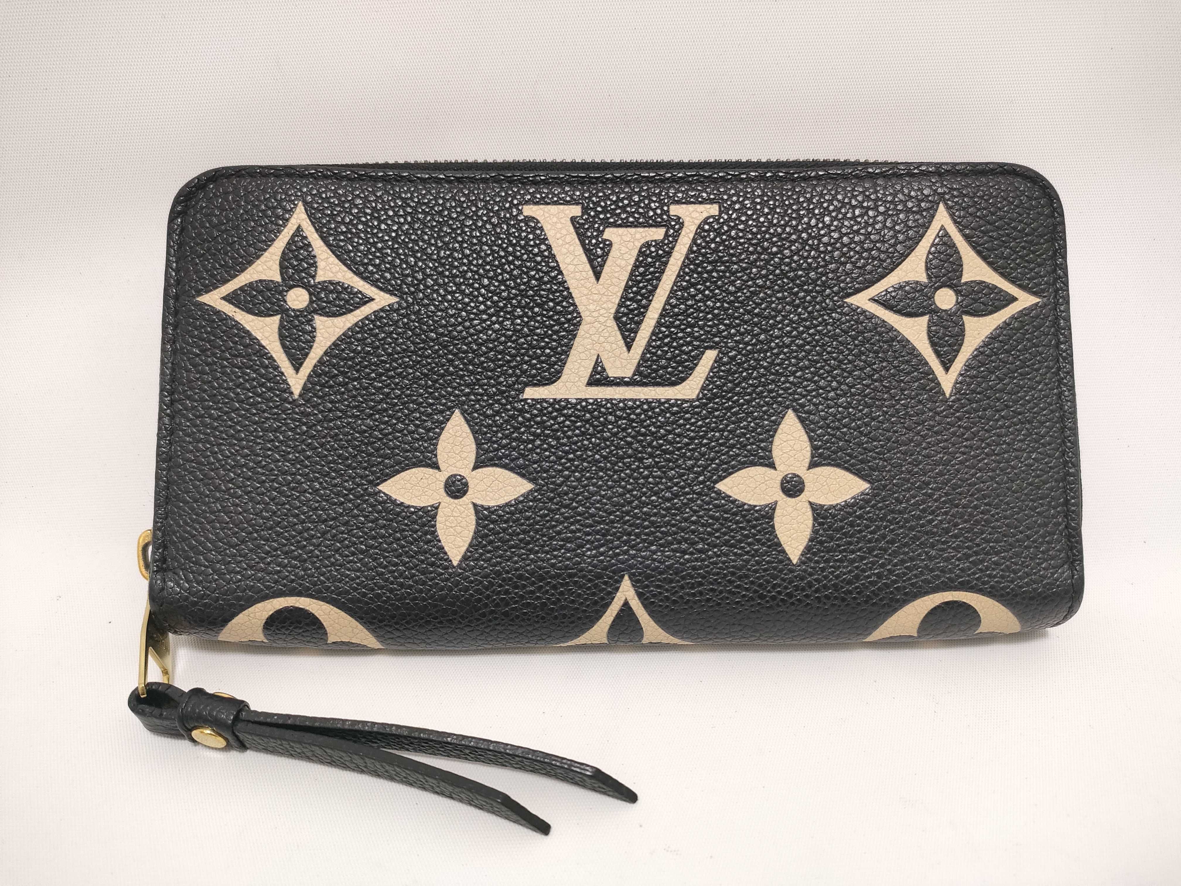 Monogram Empreinte Louis Vuitton Zippy Wallet Empreinte Bicolor RFID Wallet