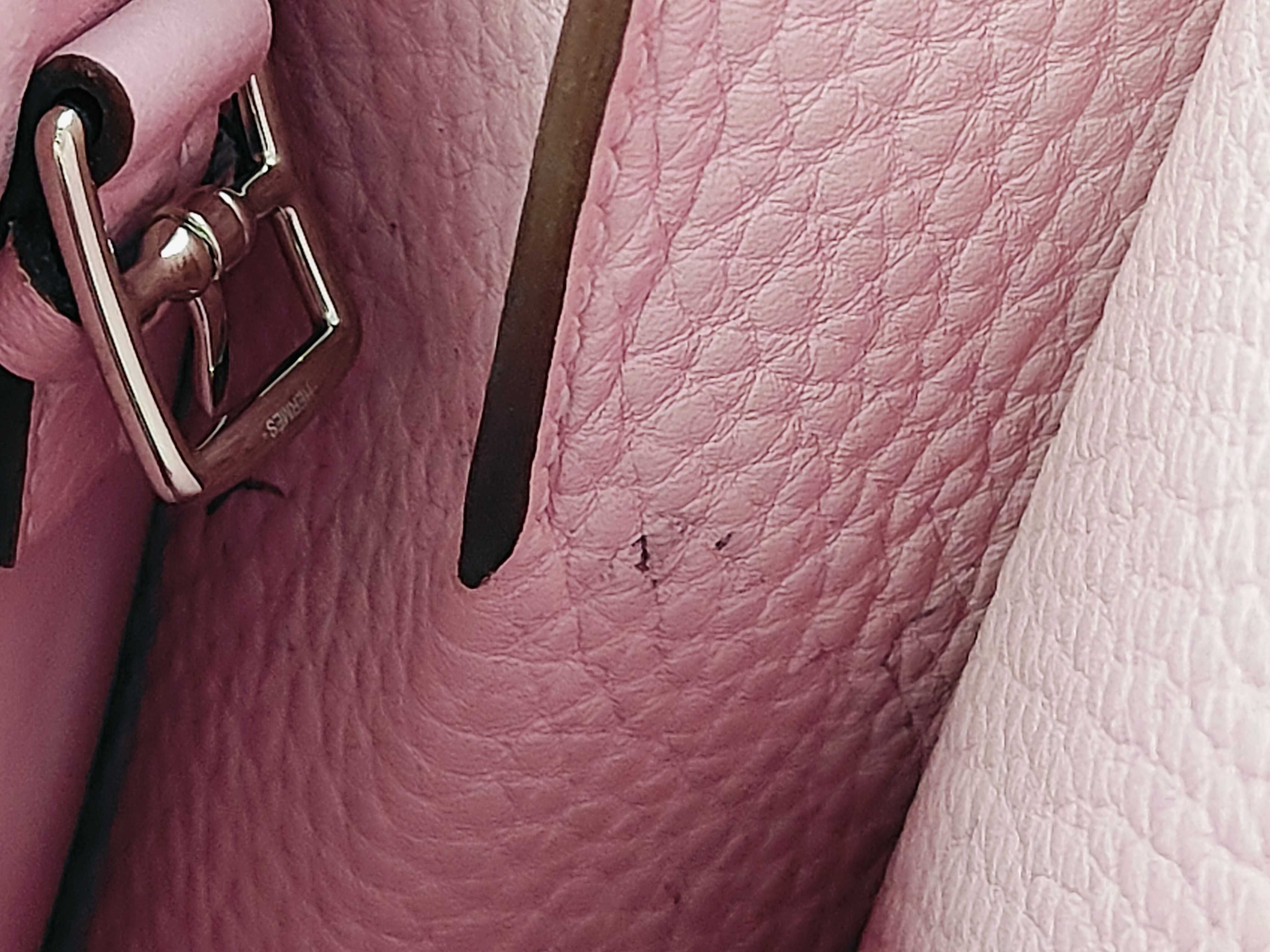 Arzan 25 Mauve Sylvestre Taurillon Clemence Silver Hardware Z Stamp Handbag — view 11
