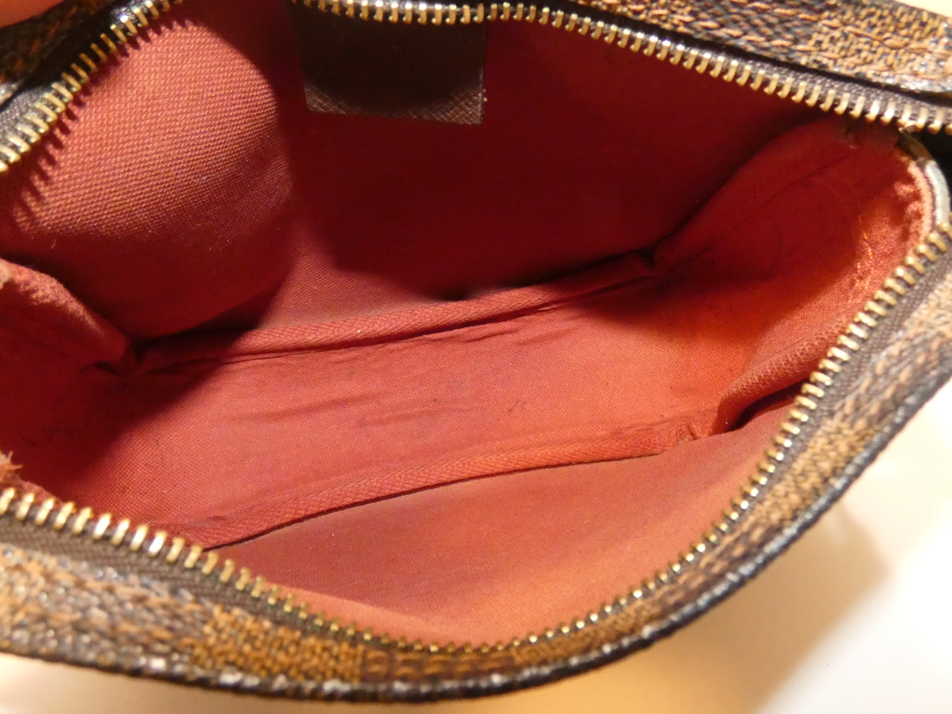 Trousses Toilette Damier Makeup Pouch Handbag — view 8