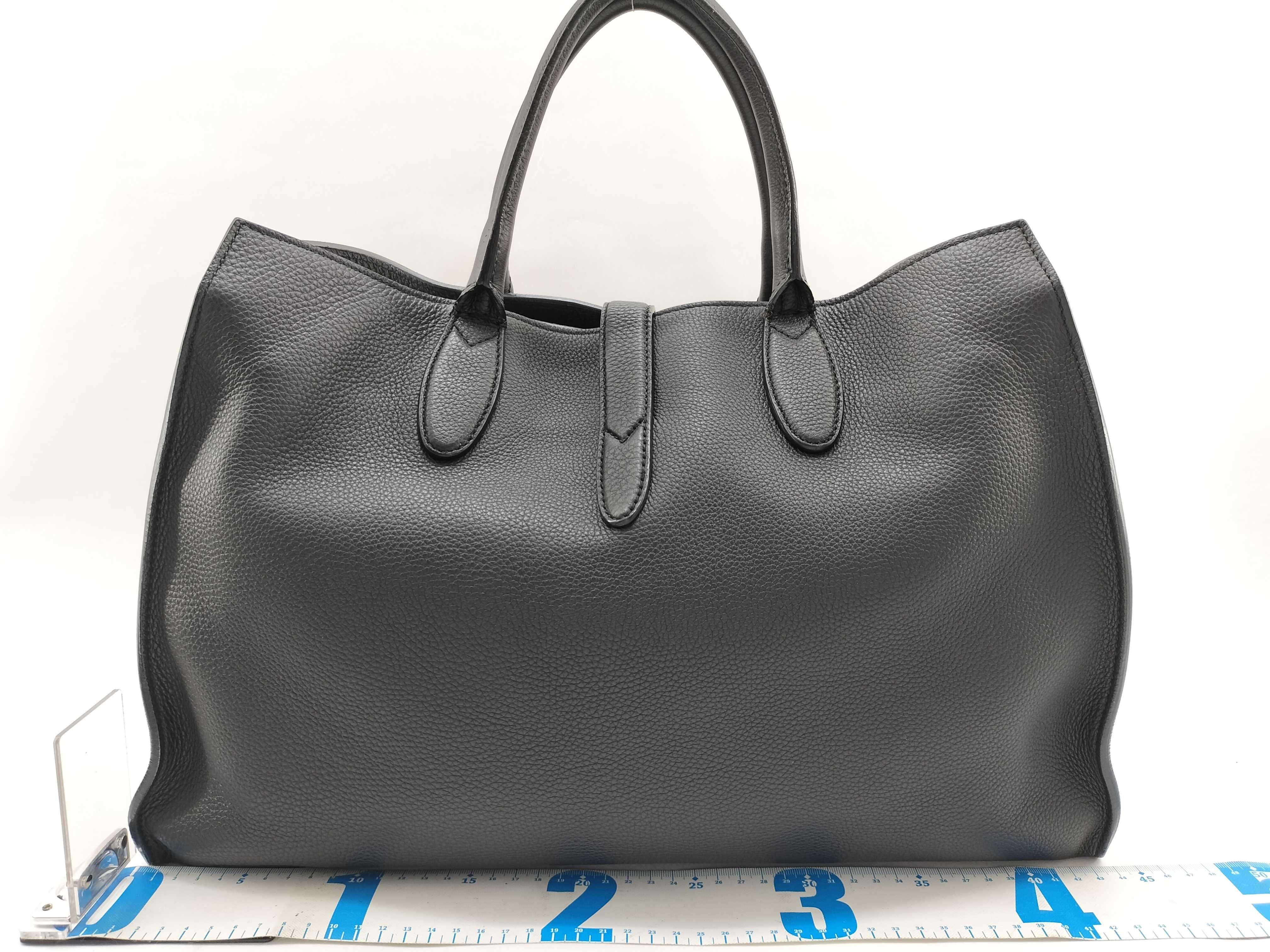 Jackie Gucci New Jackie Leather Handbag Black 362970 Tote Bag — view 2