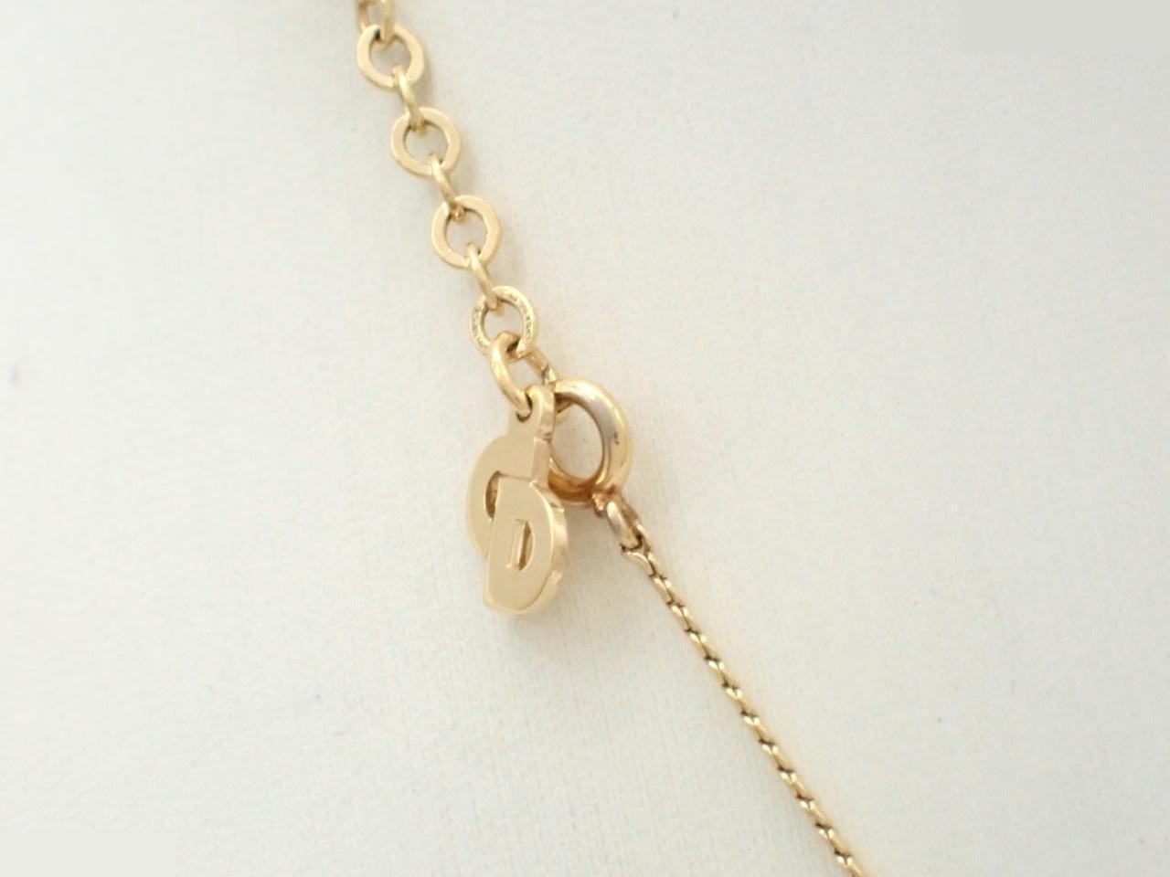 Gold necklace, chain approximately 42cm — view 2