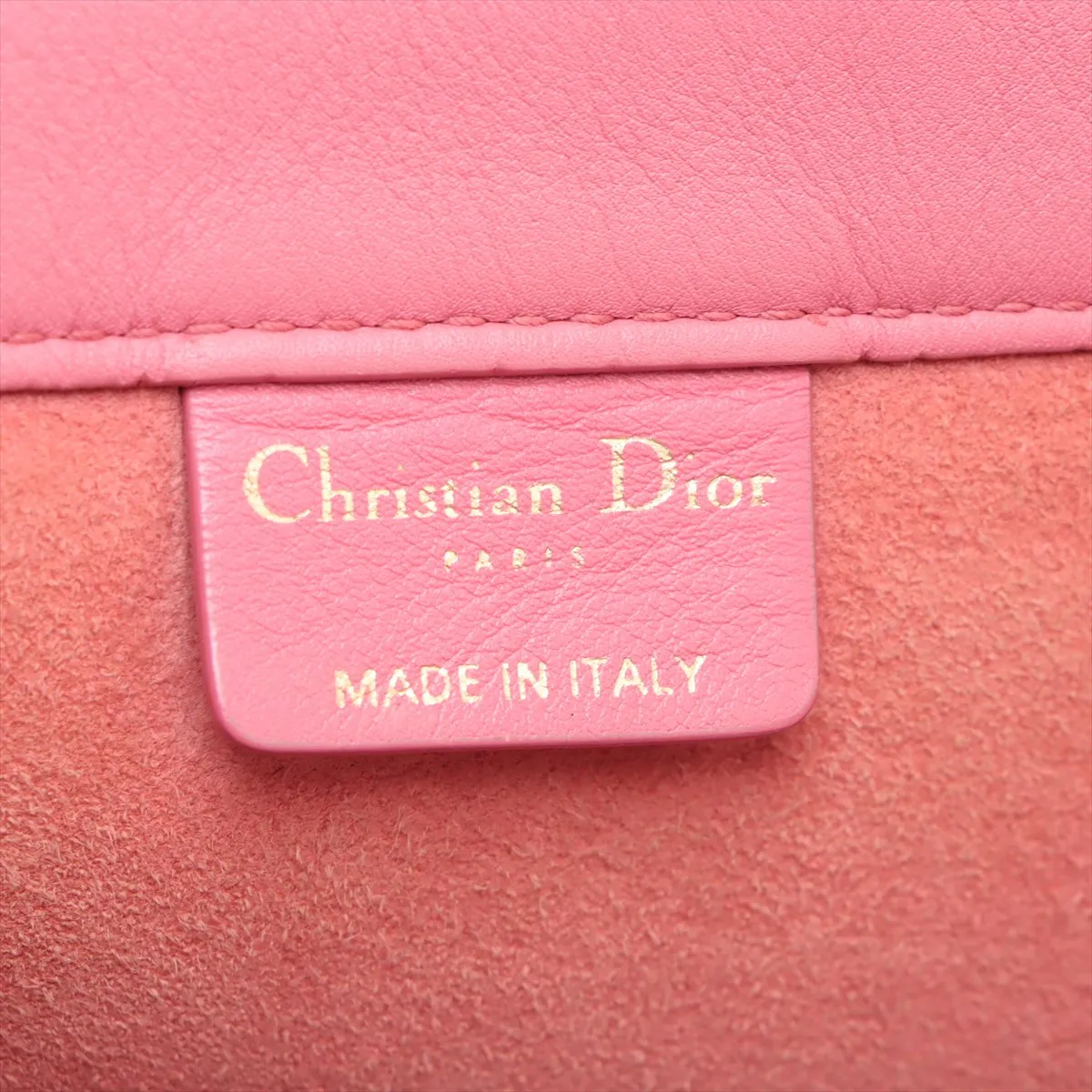Book Tote Medium Leather Tote Bag Pink — view 8