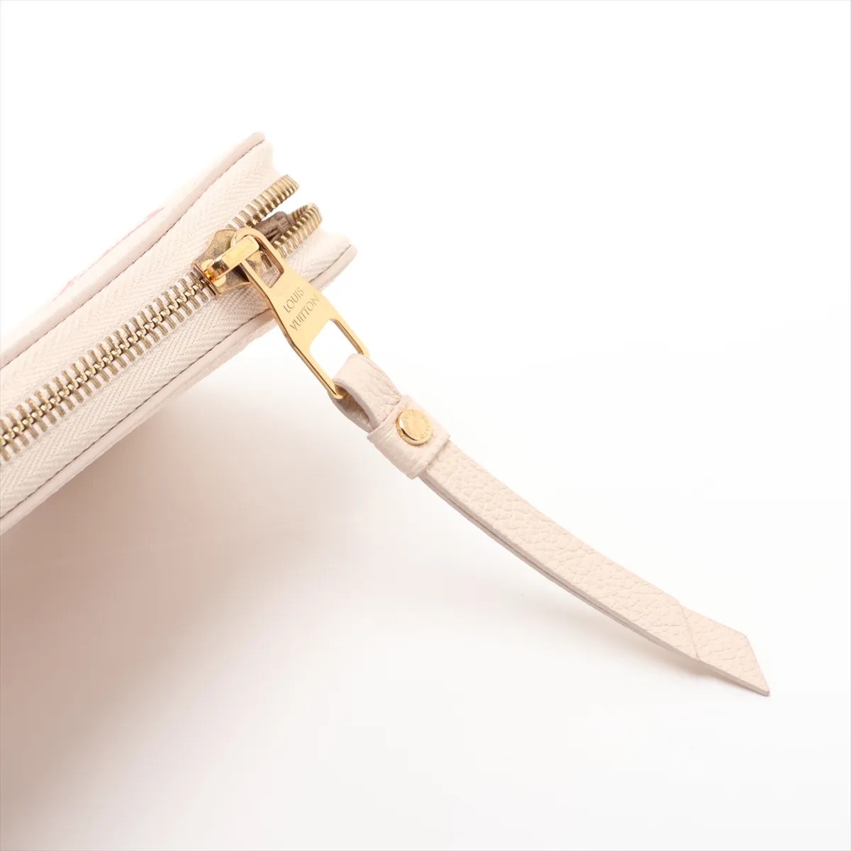 Bicolor Monogram Empreinte Zippy Wallet M81914 Beige x Pink Round Zip Wallet — view 13