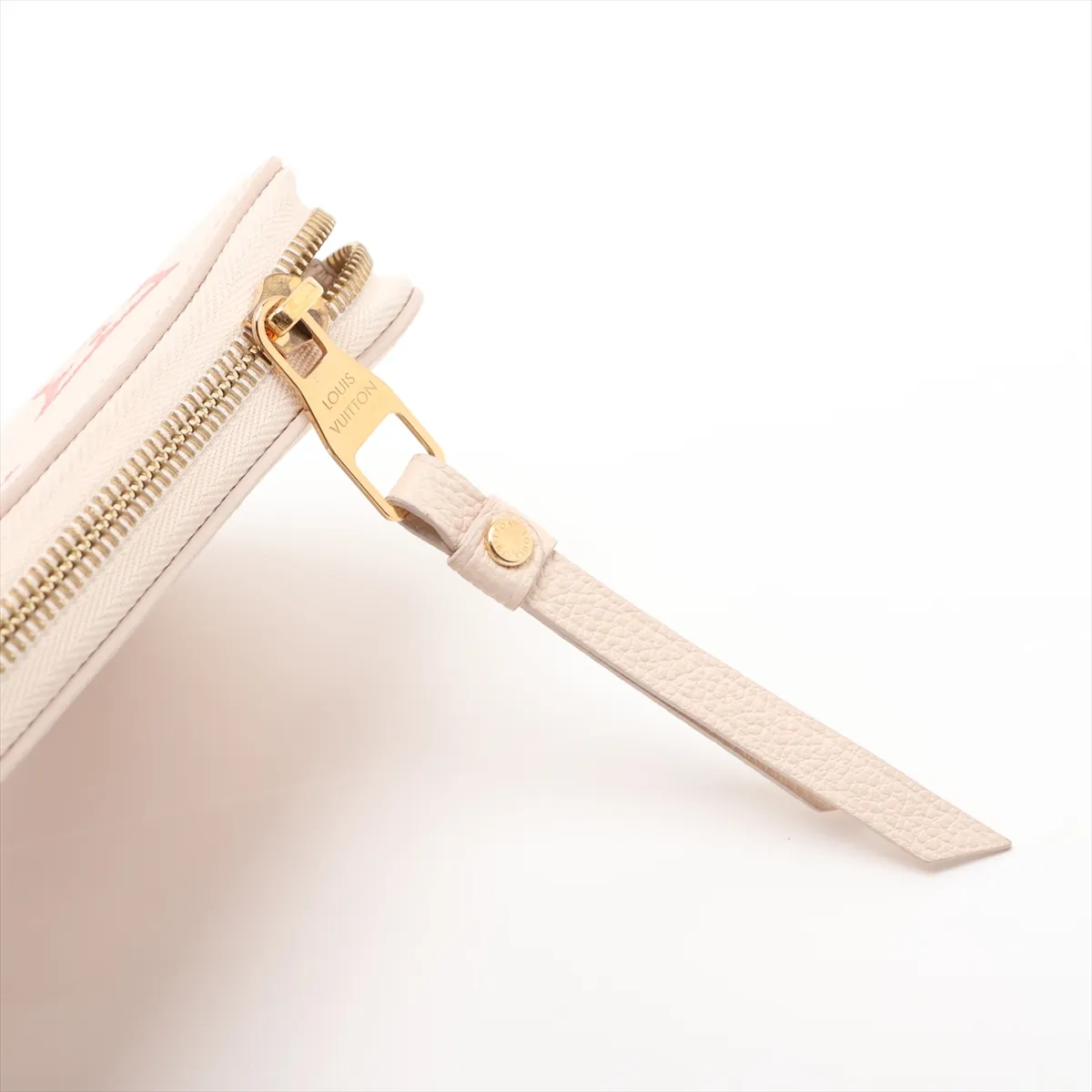Bicolor Monogram Empreinte Zippy Wallet M81914 Beige x Pink Round Zip Wallet — view 14