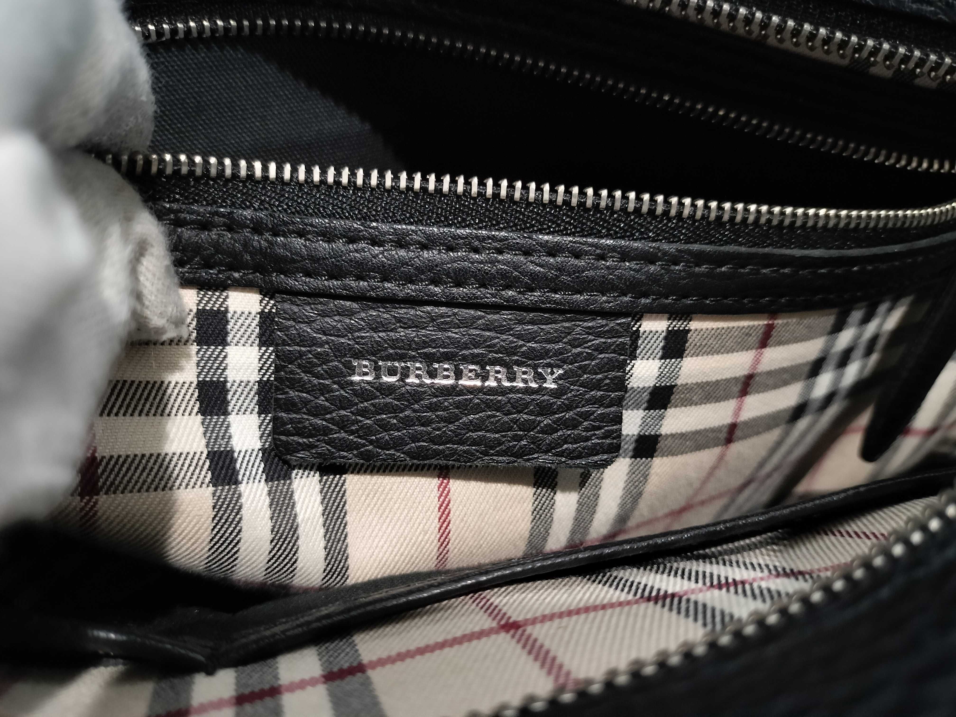 Leather Handbag / Nova Check Interior *Some fastening buttons are missing. — view 12