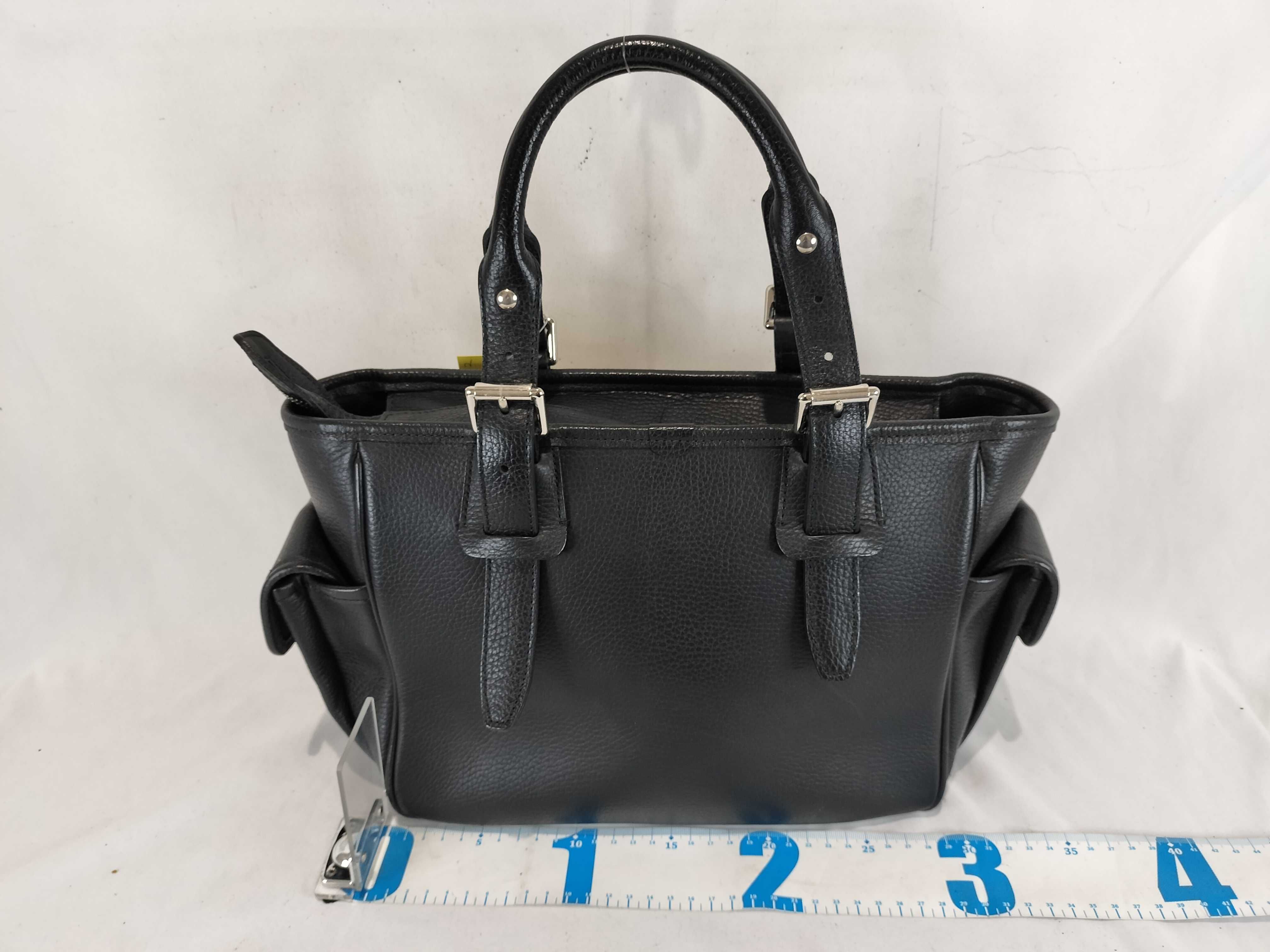 Leather Handbag / Nova Check Interior *Some fastening buttons are missing. — view 3