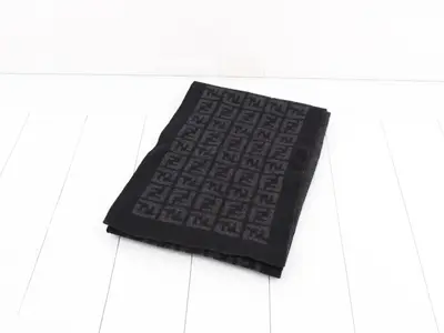 New tag ZUCCA scarf black gray