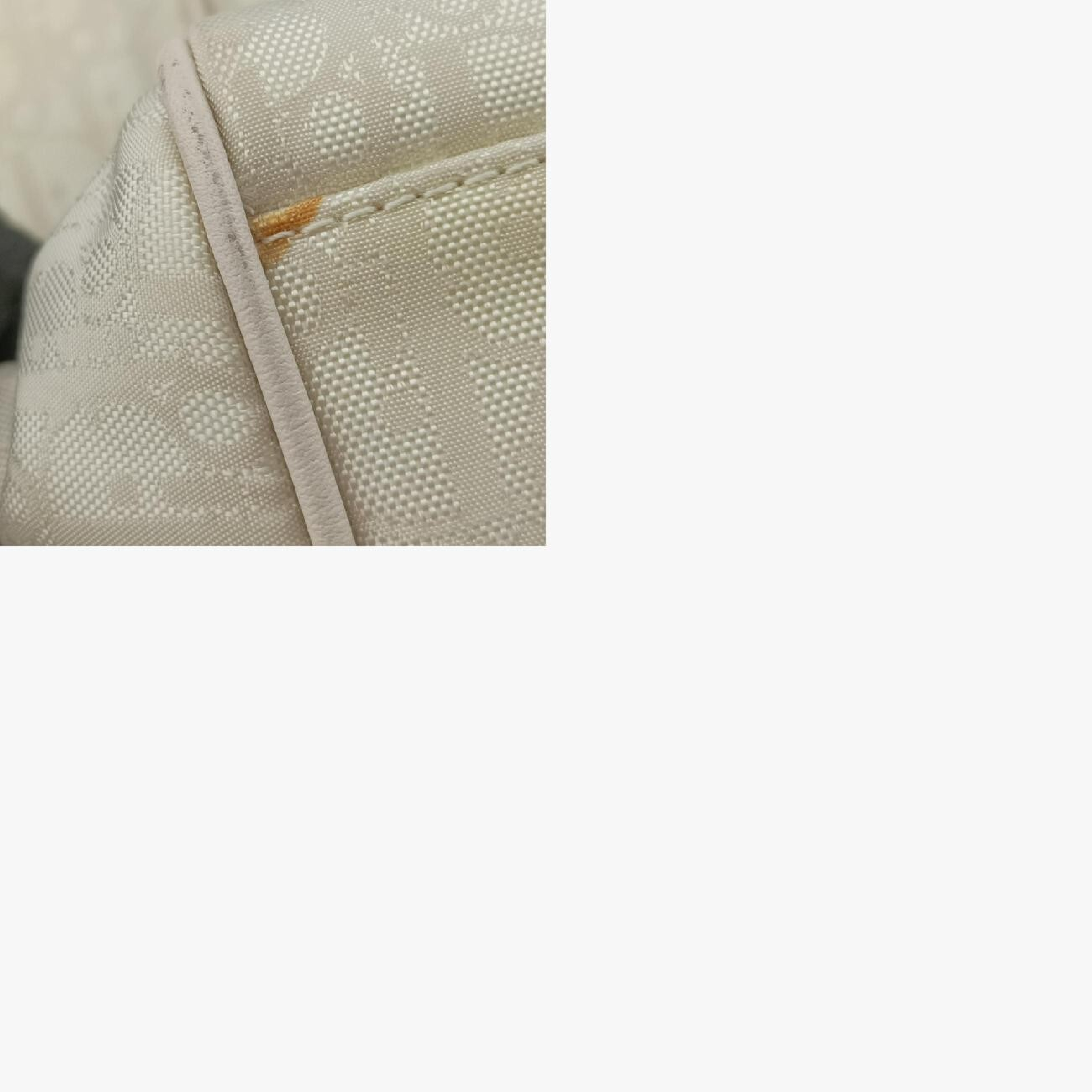Lovely Beige Canvas x Leather Handbag 03-BO-0077 — view 12
