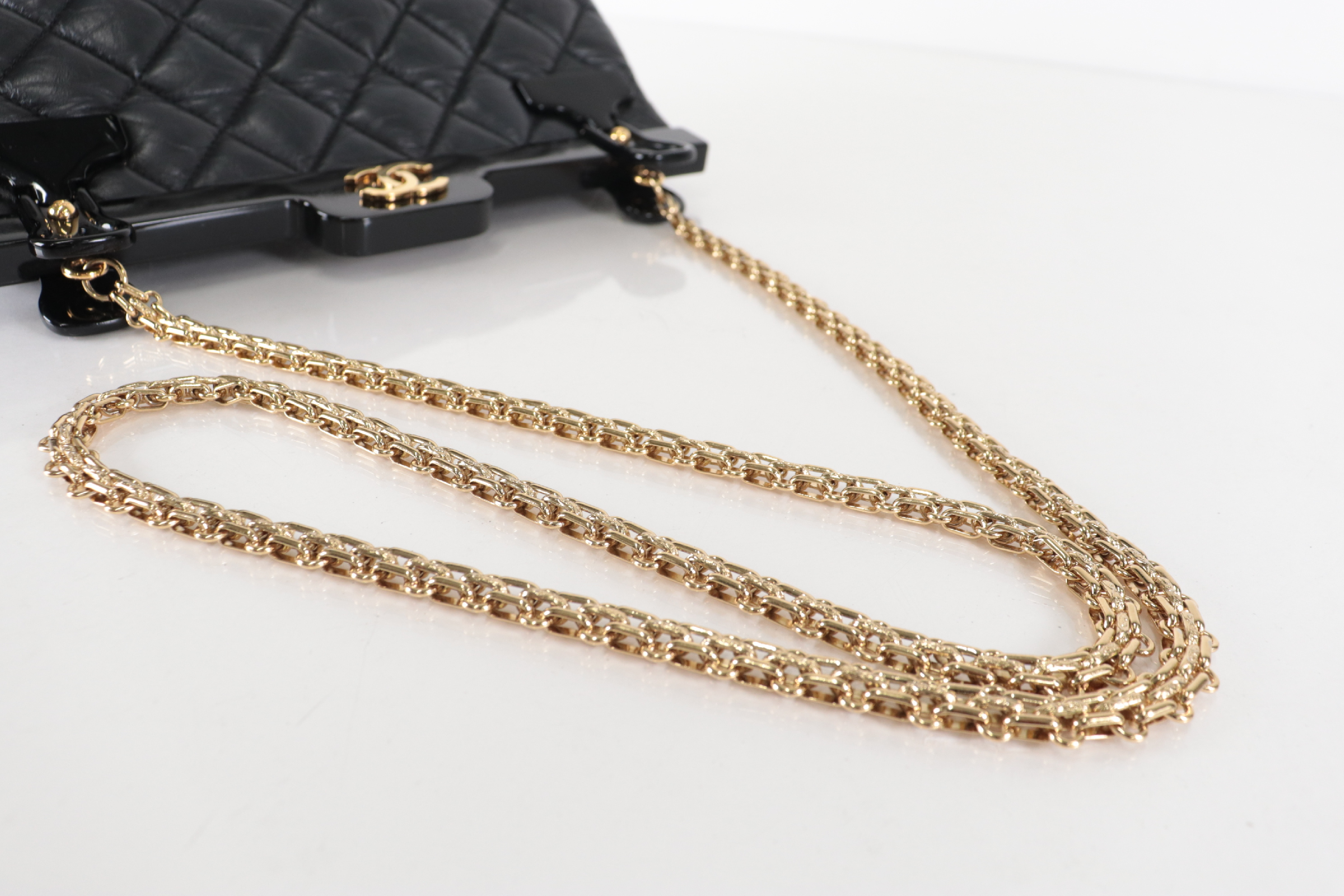 Matelassé 2.55 Hanger Motif Chain Shoulder Bag with Mirror (Serial Number 23) — view 8