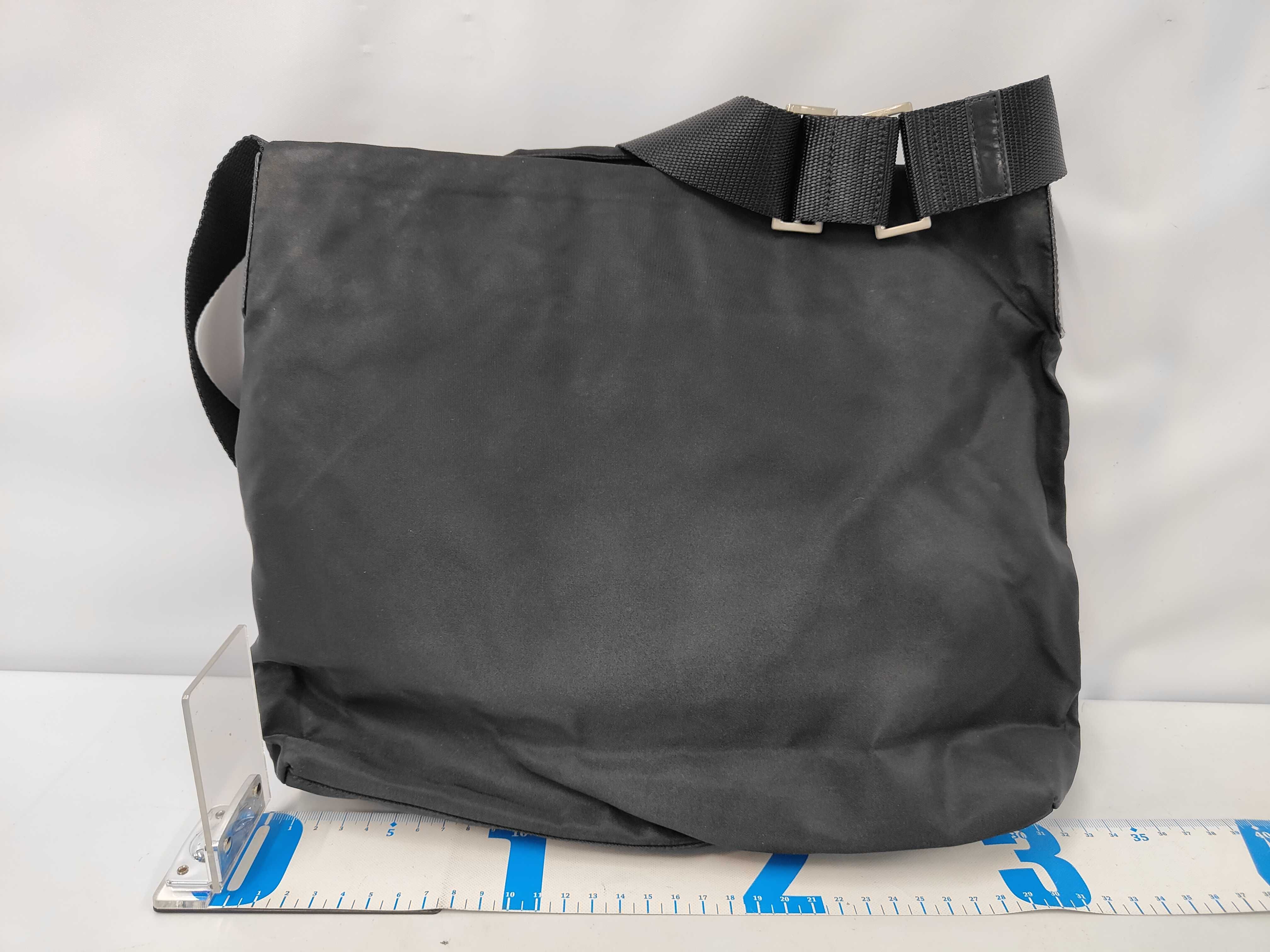 Nylon Triangle Logo Shoulder Bag — view 2