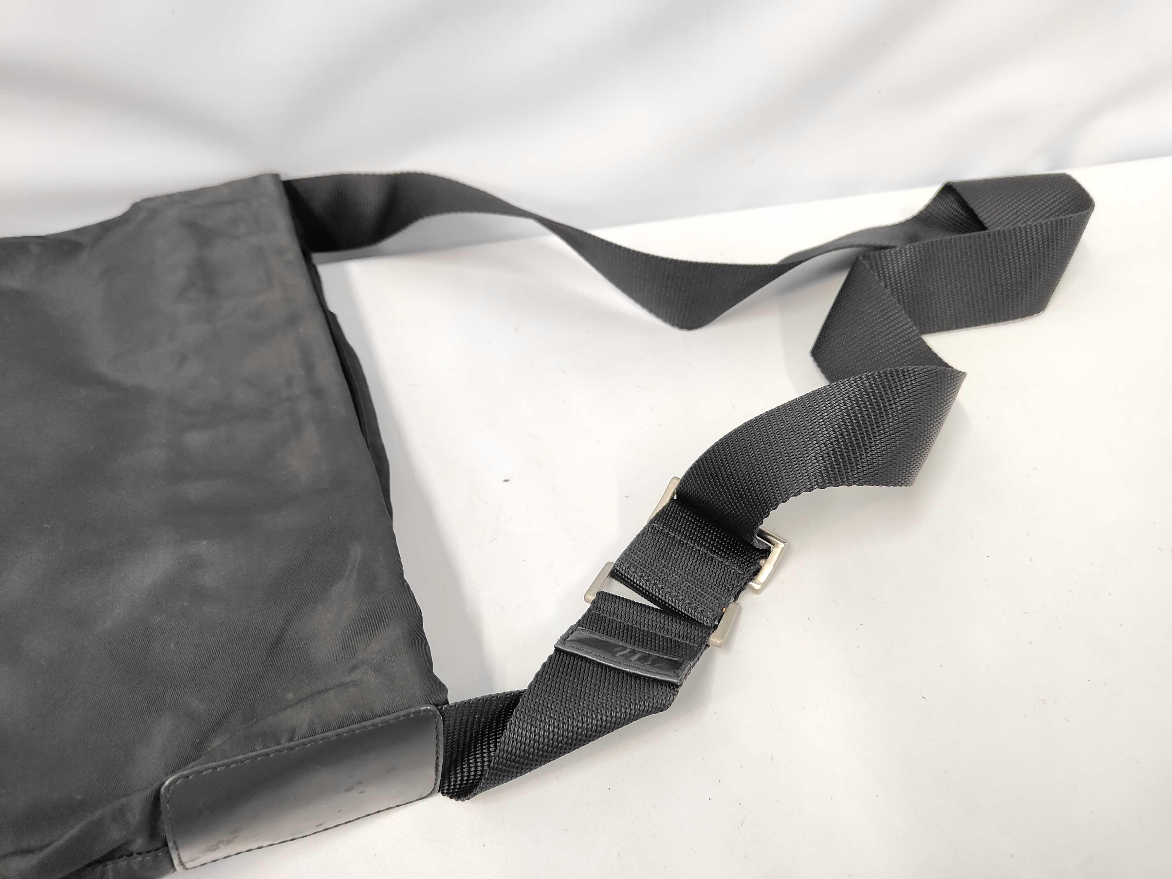 Nylon Triangle Logo Shoulder Bag — view 5