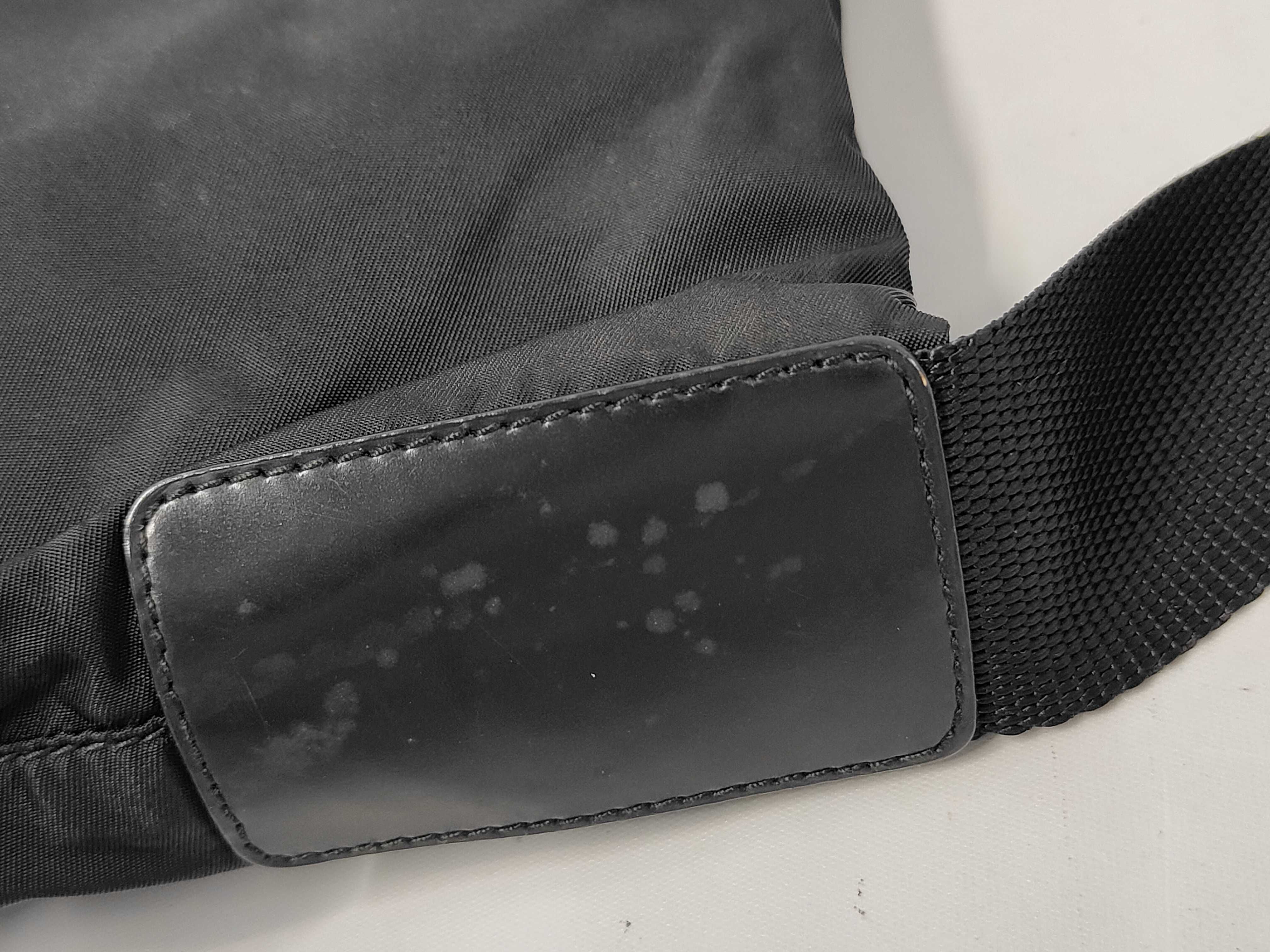 Nylon Triangle Logo Shoulder Bag — view 6