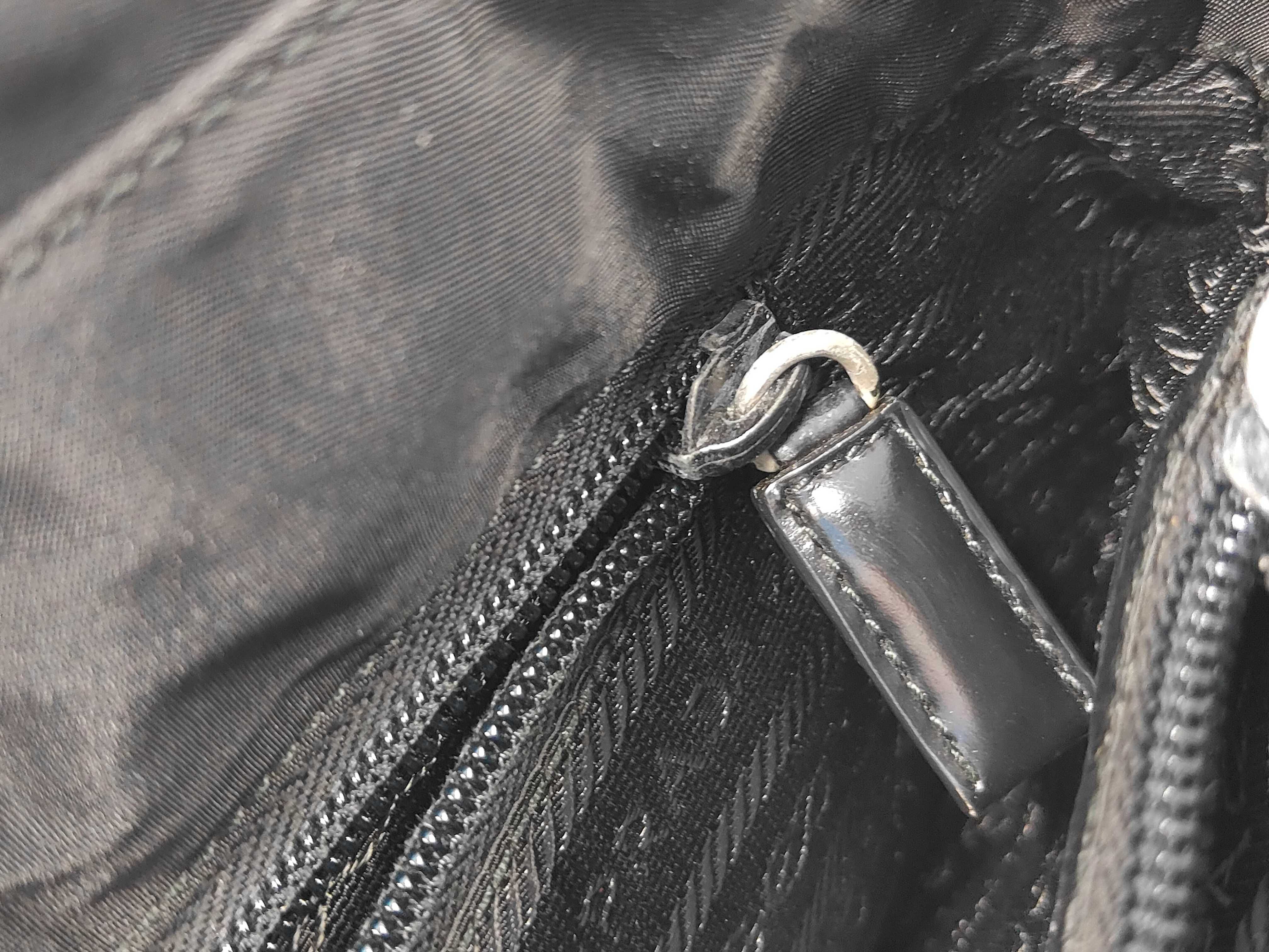 Nylon Triangle Logo Shoulder Bag — view 10