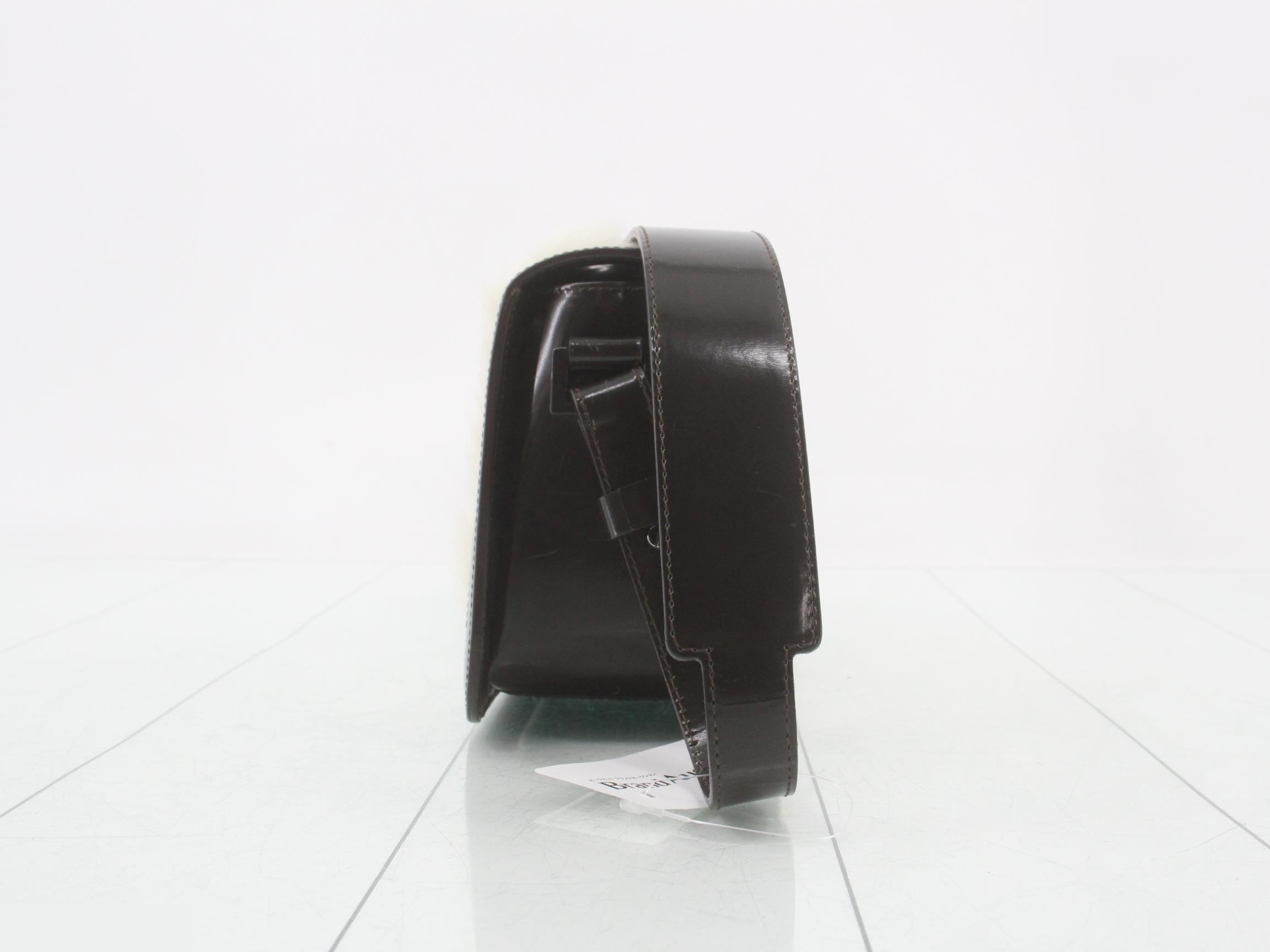 Calf hair leather shoulder bag — view 3