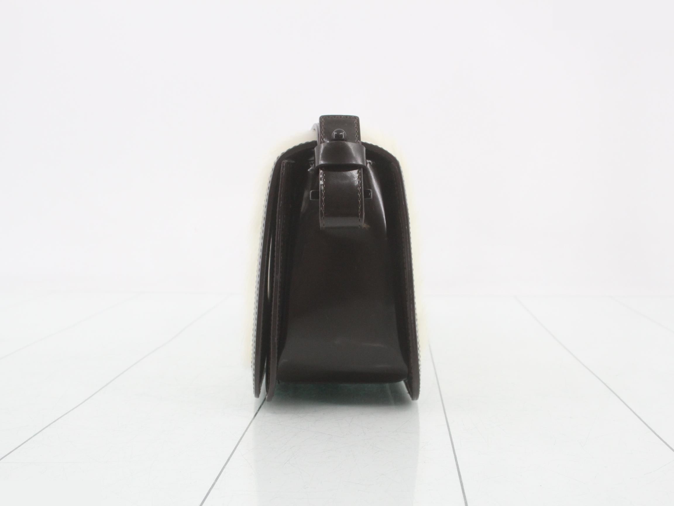 Calf hair leather shoulder bag — view 4