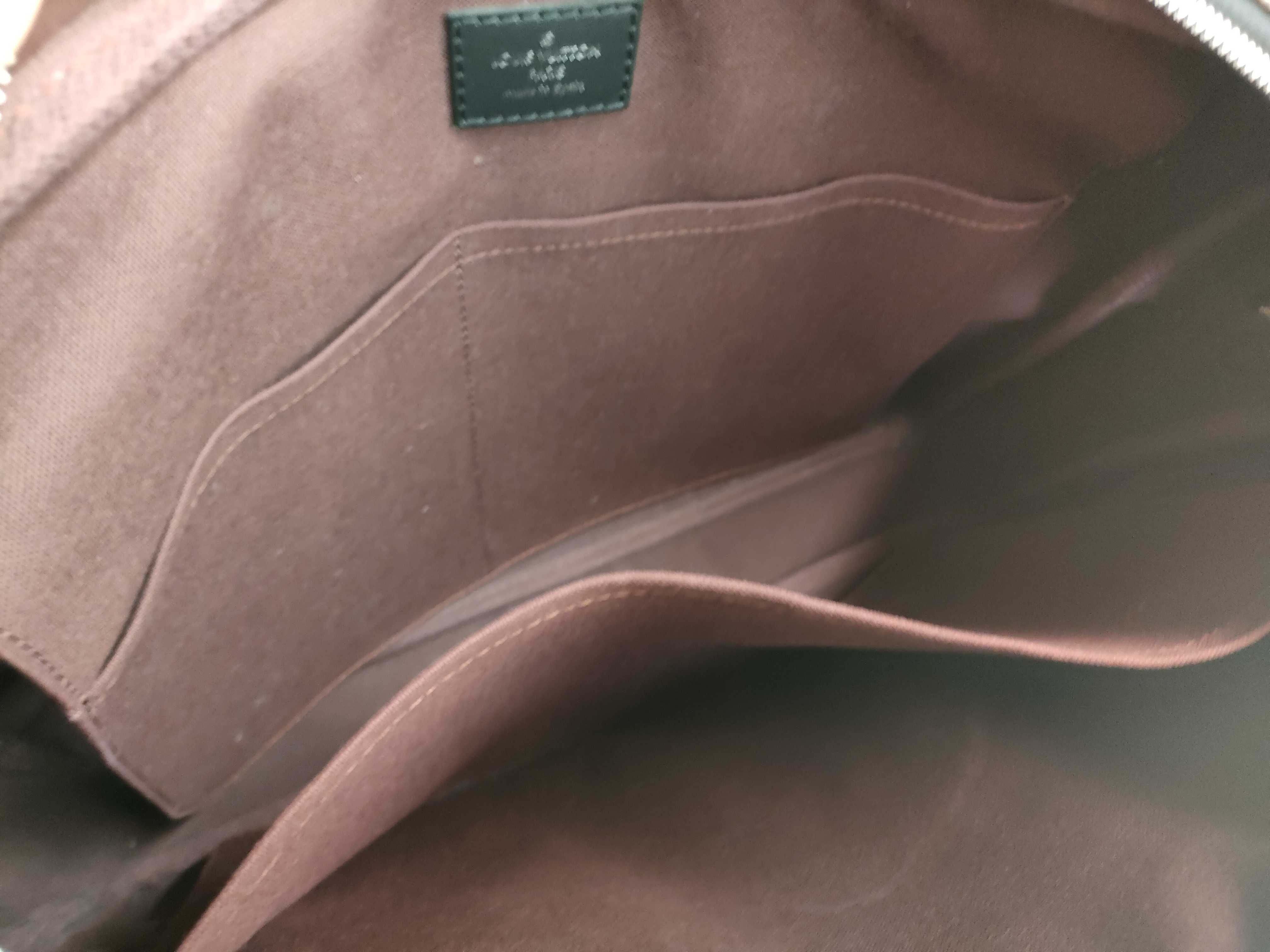 Monogram Macassar Port Document Voyage Handbag — view 8