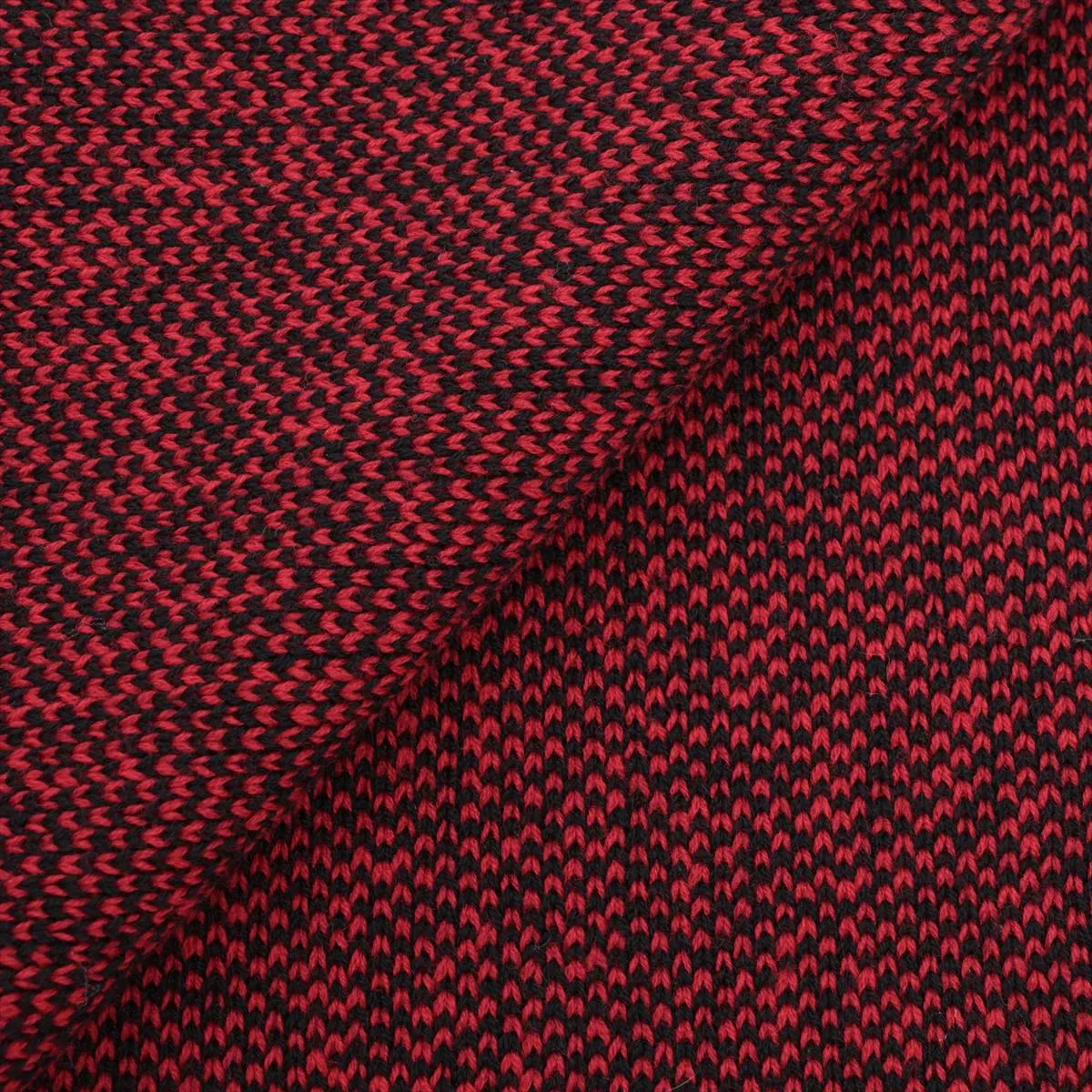 Trotter Scarf, Wool, Red. Shows signs of wear, — view 2