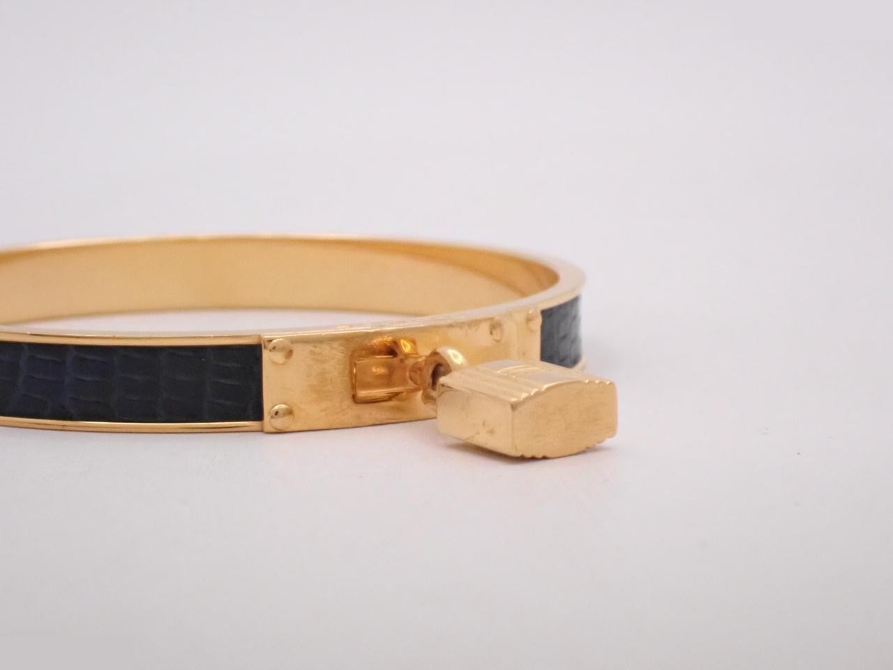 Kelly brand bracelet with padlock motif, wrist circumference approximately 20cm. — view 3