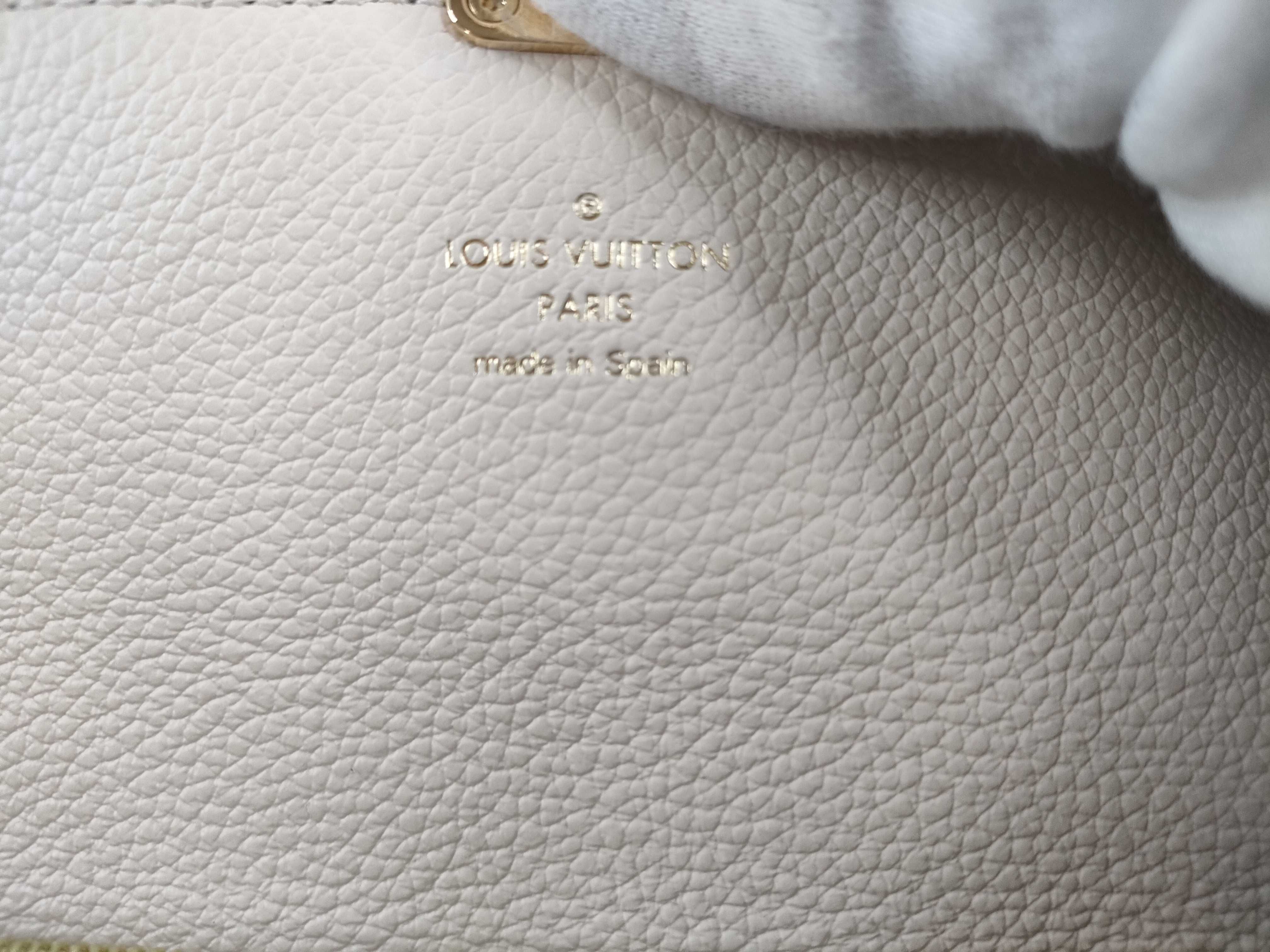 Monogram Empreinte Louis Vuitton Monogram Empreinte Portefeuille Sarah Métis Long Wallet Gold Hardware White M82638 IC Chip Box Wallet — view 11