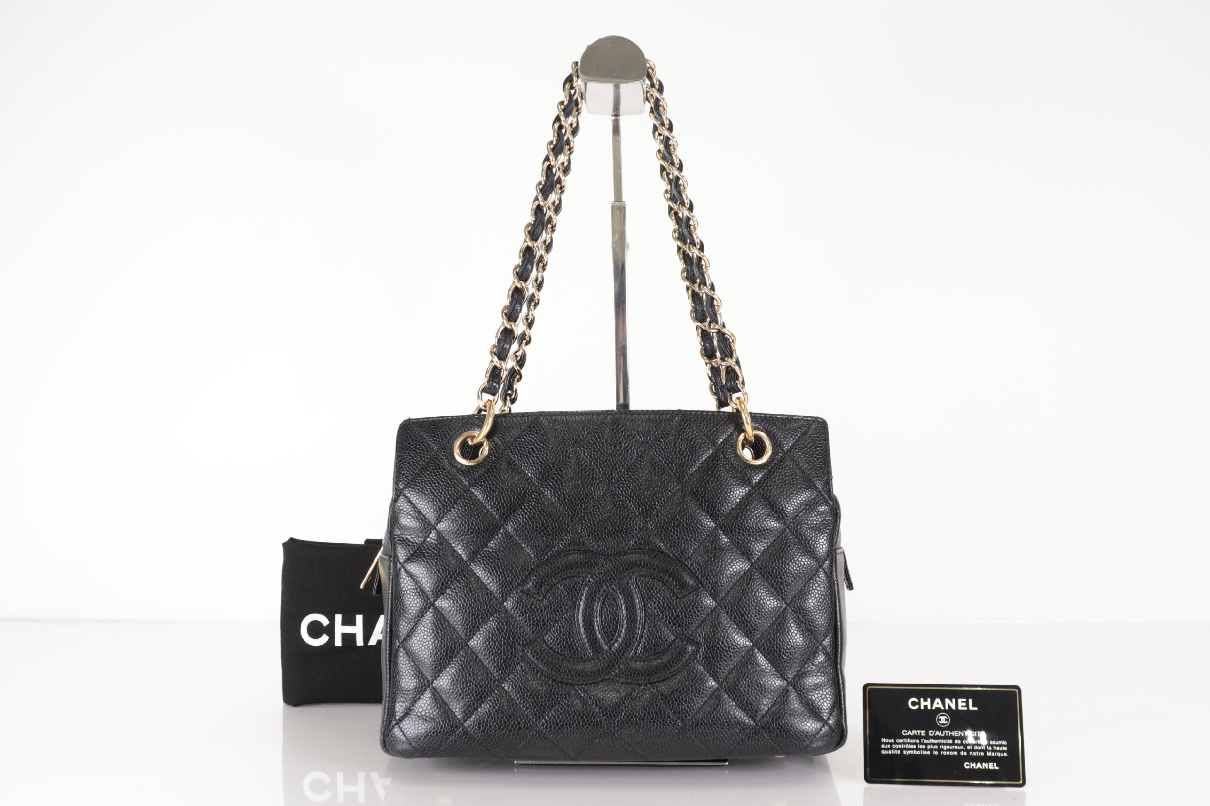 Matelassé Caviar PTT Chain Tote, Series 7 Shoulder Bag
