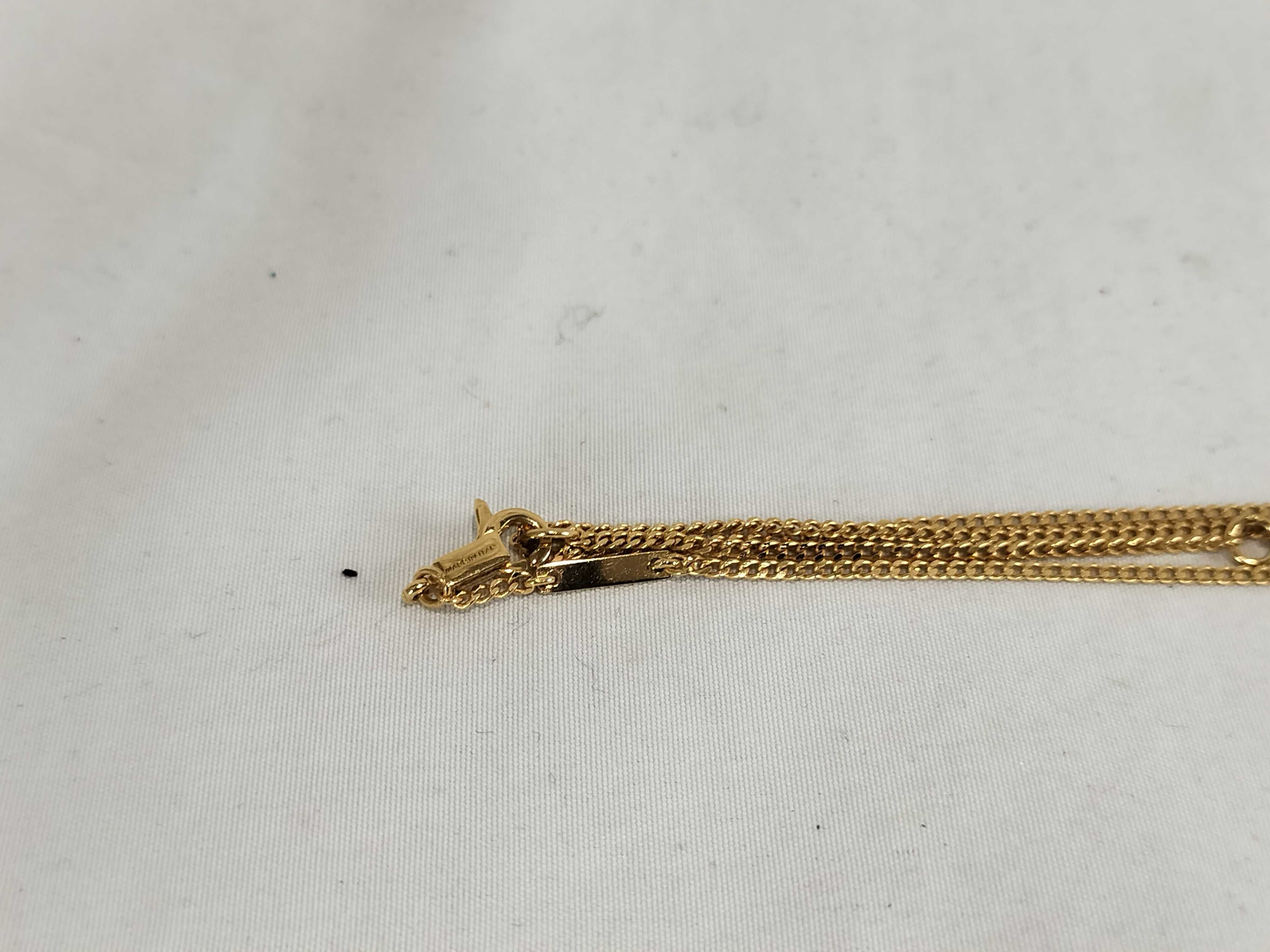 Twinkle Necklace, Gold Finish Brass Necklace — view 5