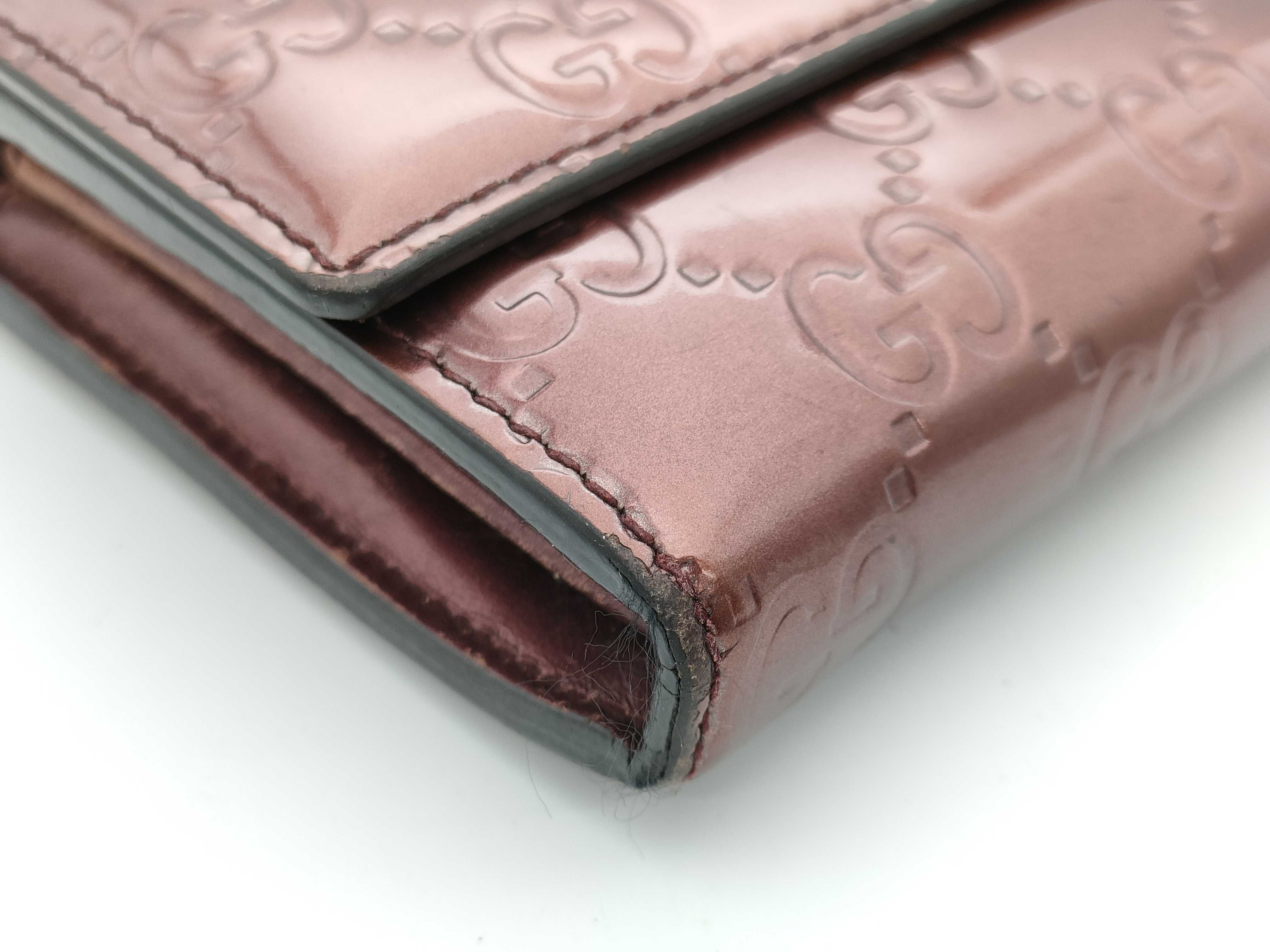GG Enamel Long Wallet — view 4