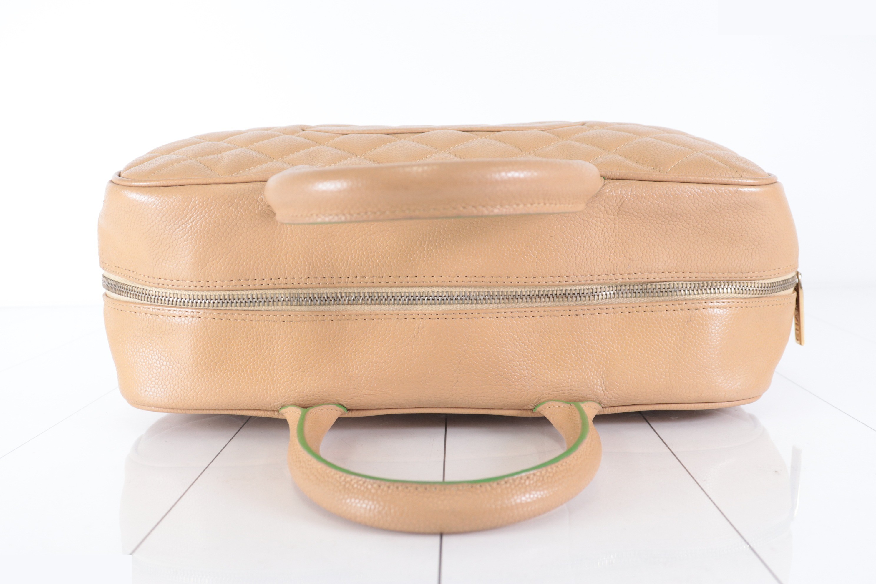 Caviar Mini Boston Bag, Beige, No. 8 — view 5