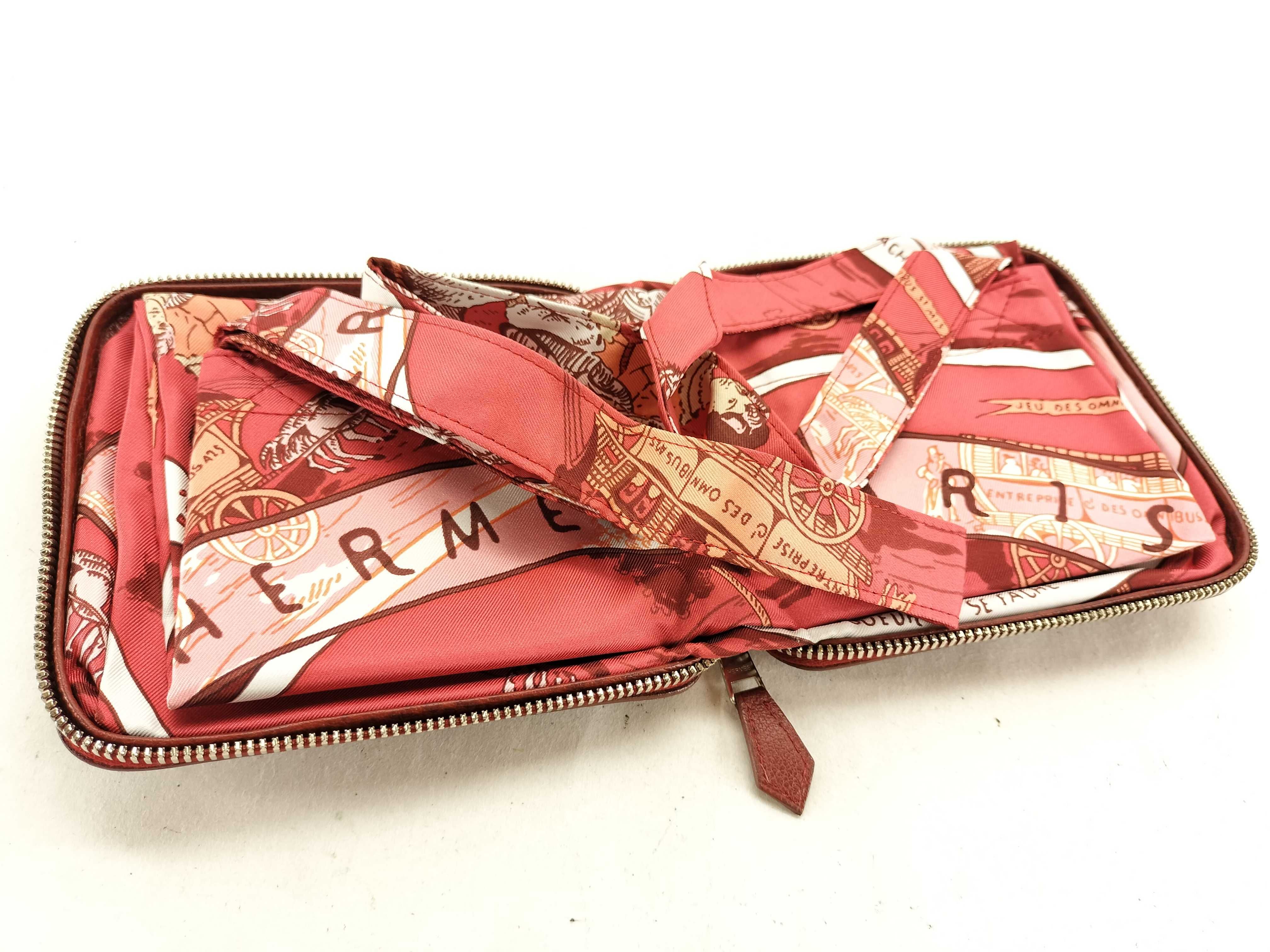 Silky Pop Eco Bag, Silk x Buffalo, Rouge H, Silver Hardware, Tote Bag — view 11