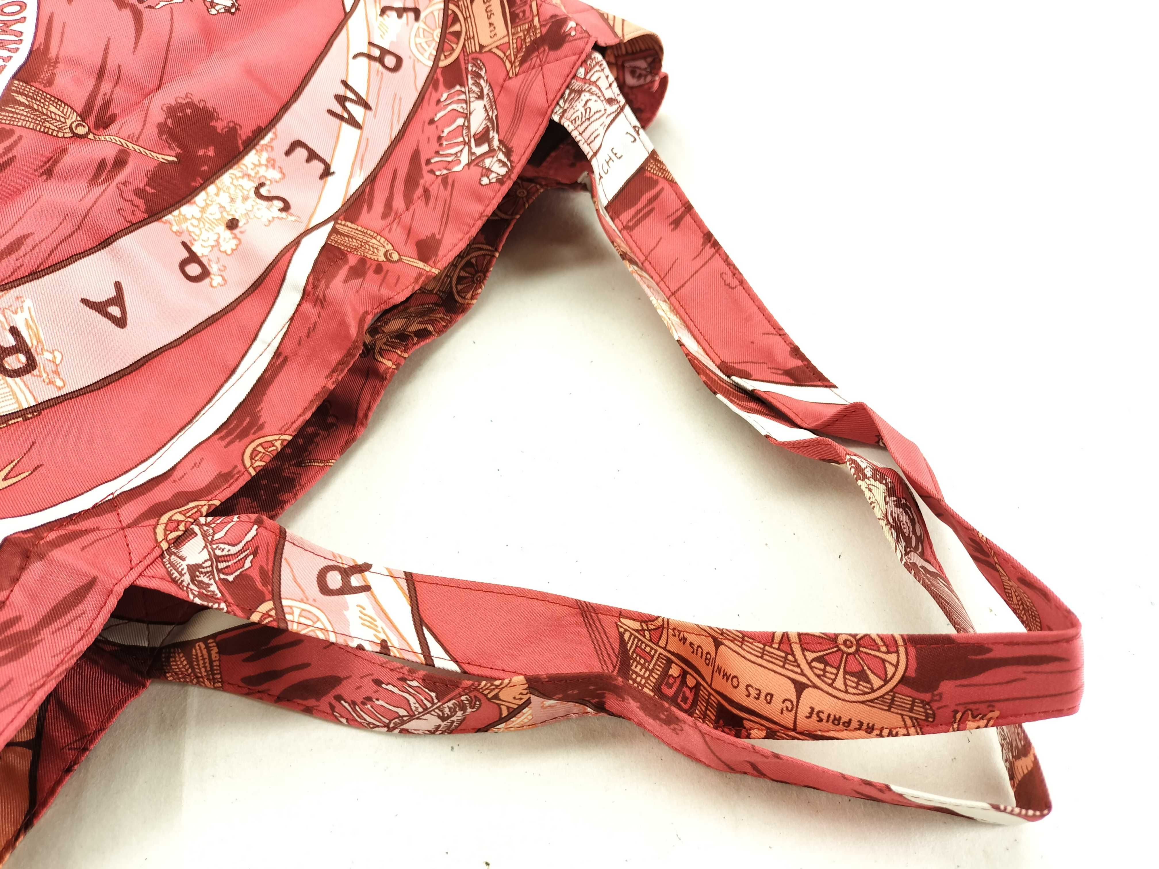 Silky Pop Eco Bag, Silk x Buffalo, Rouge H, Silver Hardware, Tote Bag — view 3