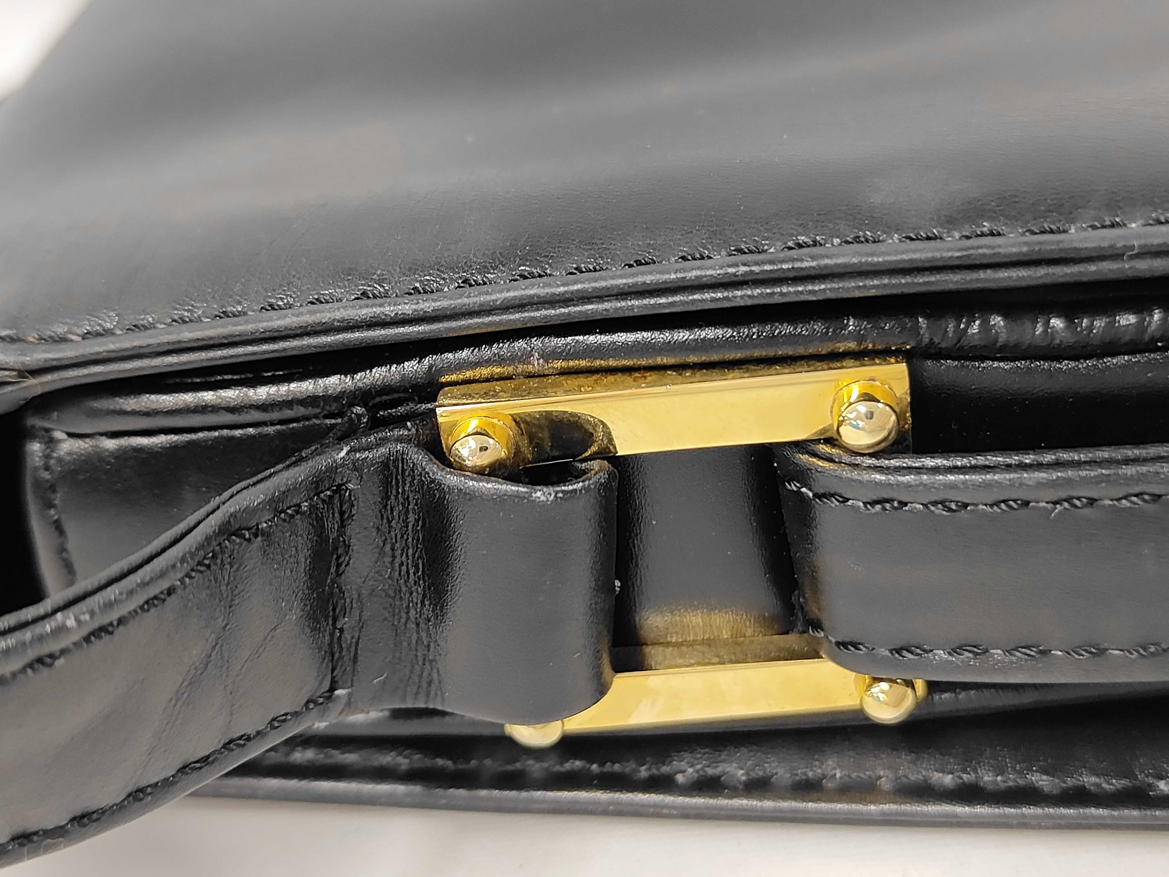 Leather Anagram Shoulder Bag — view 7